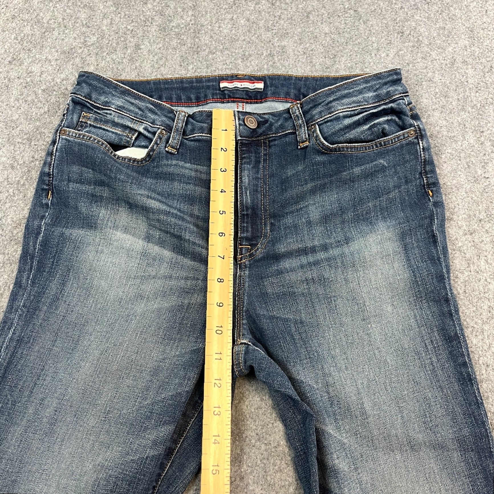 Tommy Hilfiger Tommy Hilfiger Womens Jeans High Rise Slim Skinny 30 30 UK 10 Stretch Blue Denim 5-Pocket Event: N/A Womens Size 32" / US 10 / IT 46 - 7 Thumbnail
