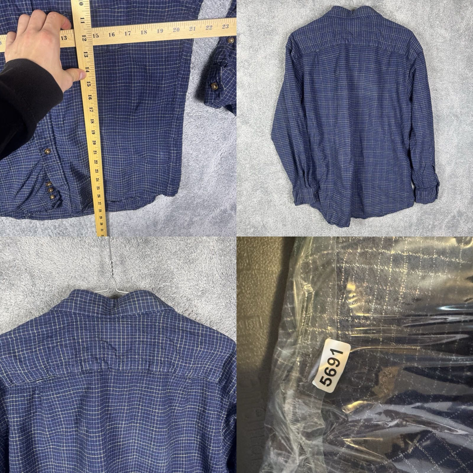 Pendleton VINTAGE Pendleton Sir Pendleton Shirt Mens L 100% Pure Virgin Wool Windowpane USA Board Shirt Mens L Wool Windowpane USA Board Pendleton Sir Pendleton Size US L / EU 52-54 / 3 - 8 Thumbnail