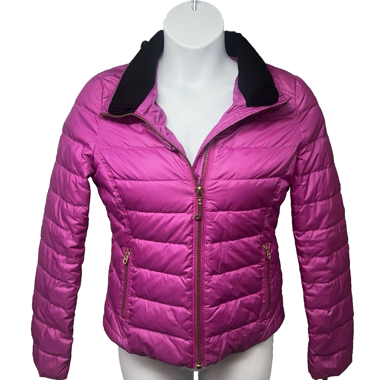 Juicy Couture Juicy Couture Fuchsia Down Puffer Zip Up Jacket Medium Size M / US 6-8 / IT 42-44 - 3 Thumbnail