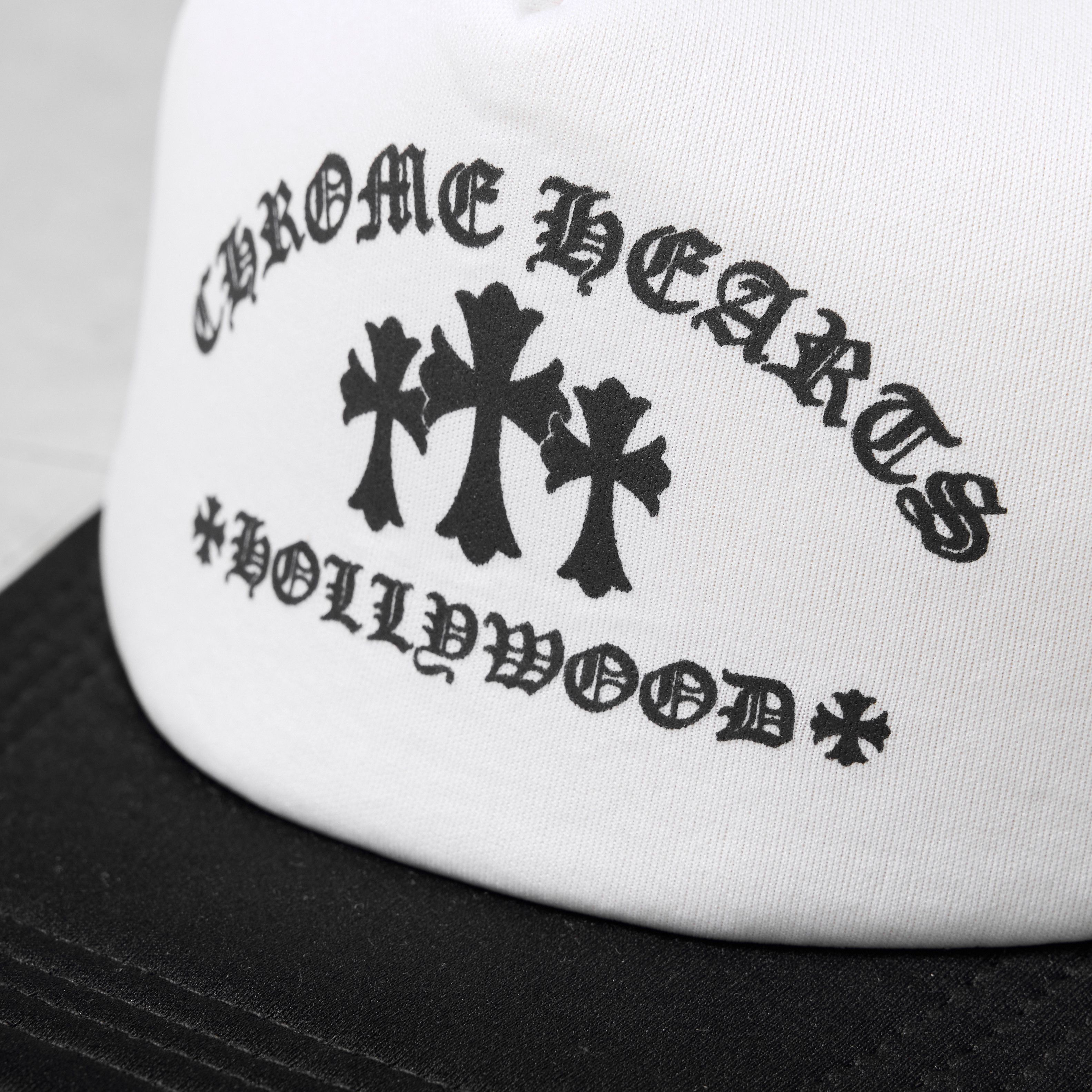 Chrome Hearts CHROME HEARTS King Taco Trucker Hat WHITE/BLACK Size ONE SIZE - 3 Thumbnail