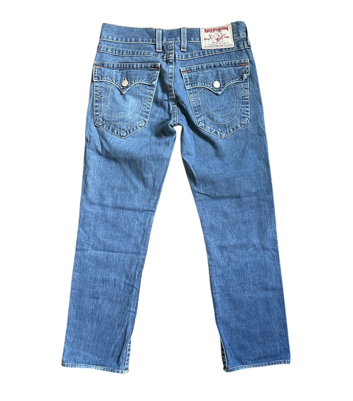 True Religion × Vintage True Religion Nathan Relaxed Straight Made in USA Size 32x34 Size US 32 / EU 48 - 3 Thumbnail
