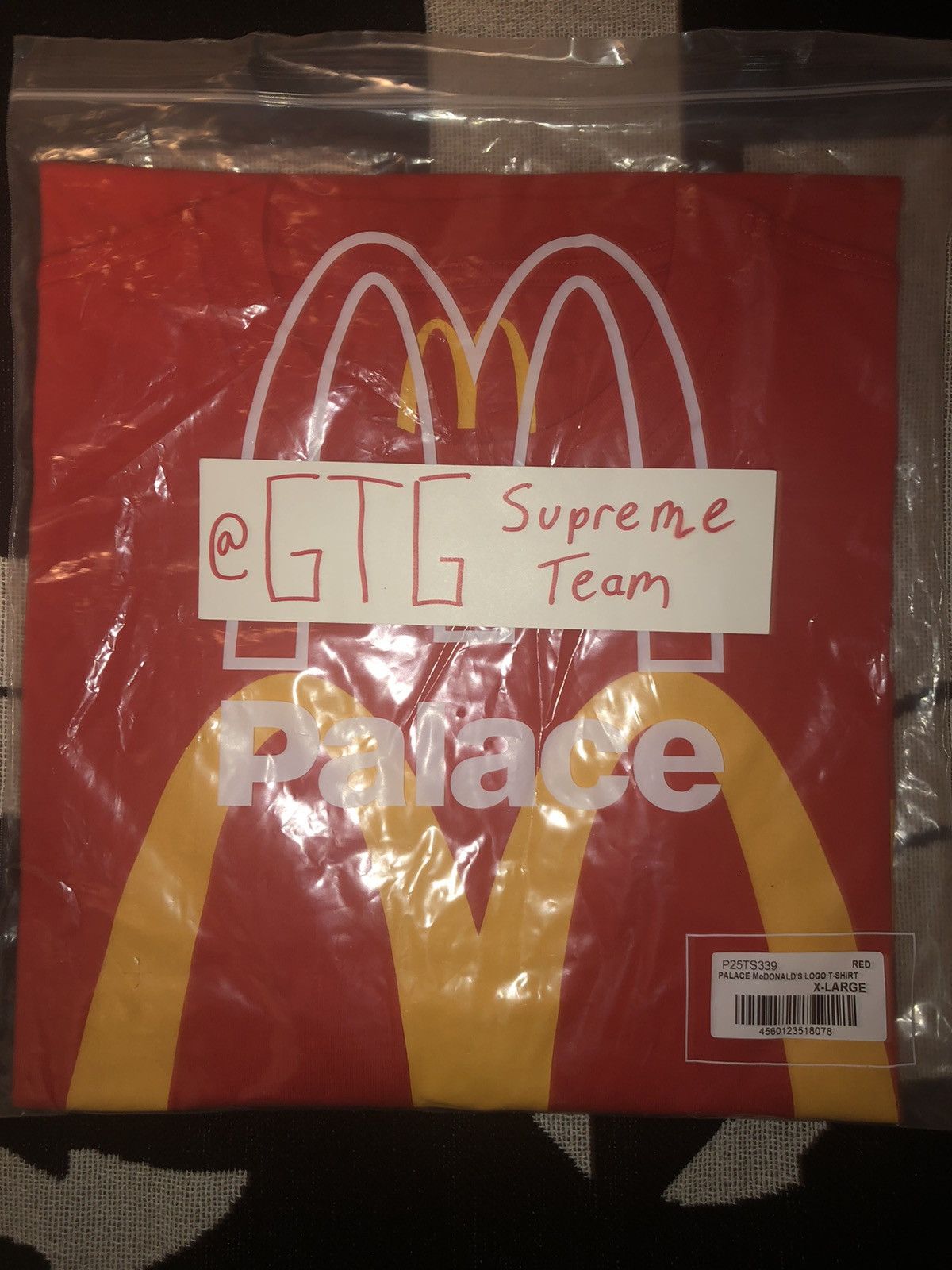 Palace Palace x McDonald’s Tee Black Size US XL / EU 56 / 4 - 3 Thumbnail