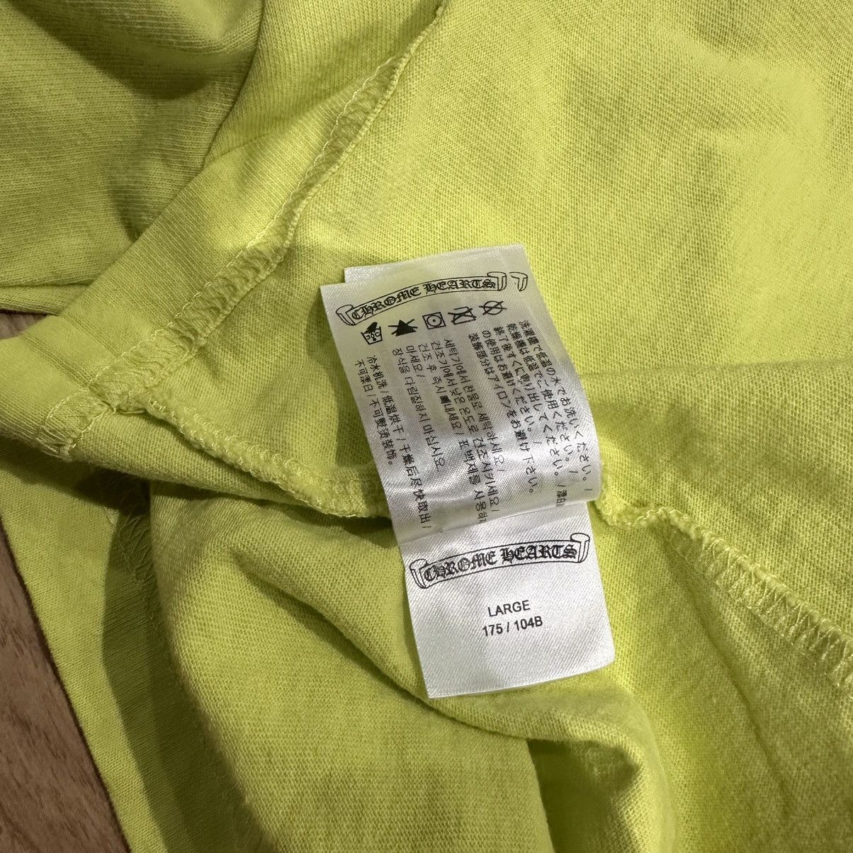 Chrome Hearts Chrome Hearts Matty Boy Yellow Tshirt Size US L / EU 52-54 / 3 - 6 Thumbnail