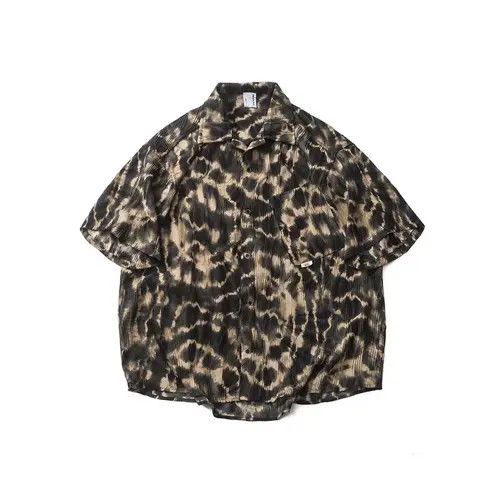 Japanese Brand Kahori x Iriki Vintage Street Hip Hop Leopard Print Shirt Size US L / EU 52-54 / 3 - 8 Thumbnail