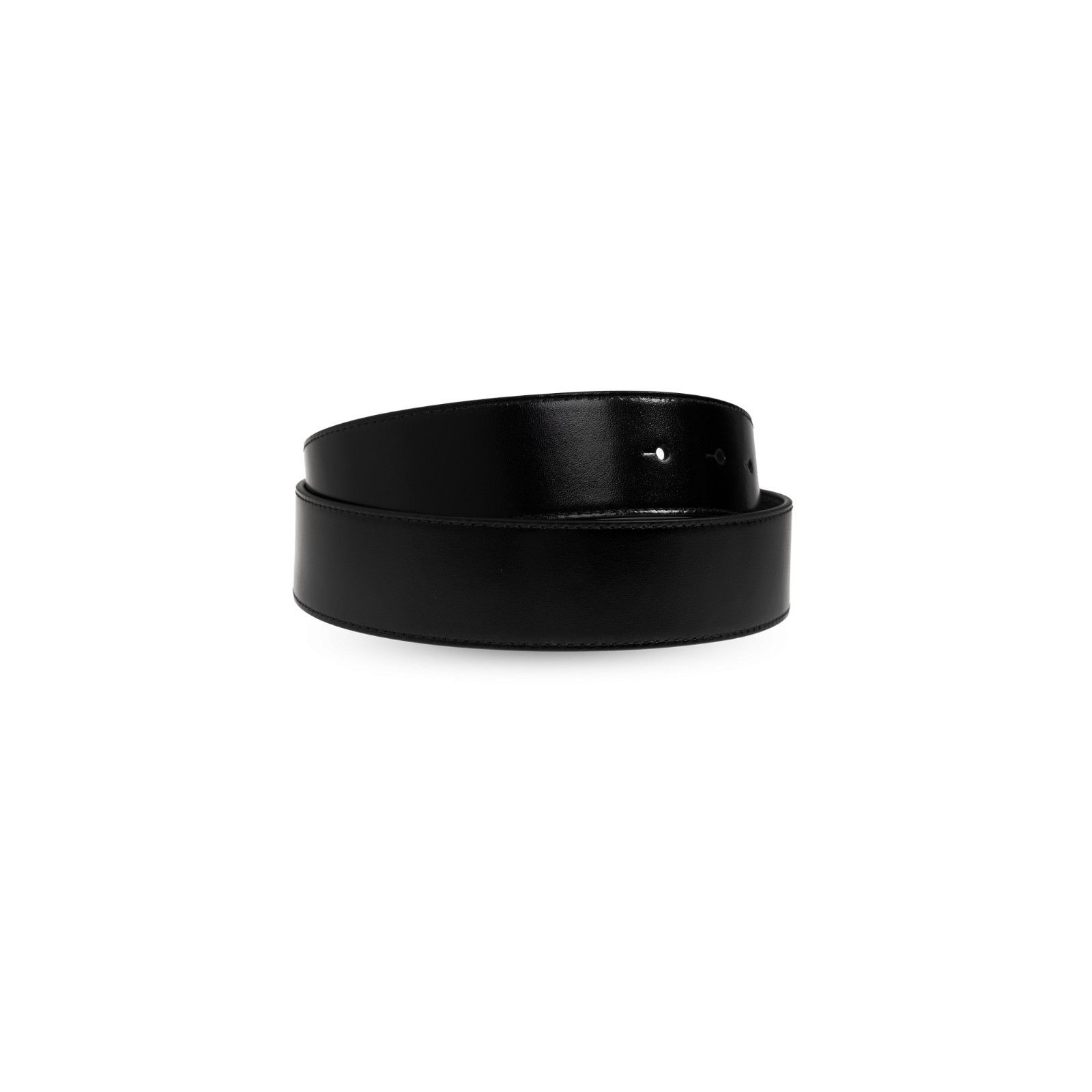 Givenchy GIVENCHY Black Reversible Leather Belt New & Authentic (Men' Size ONE SIZE - 2 Thumbnail