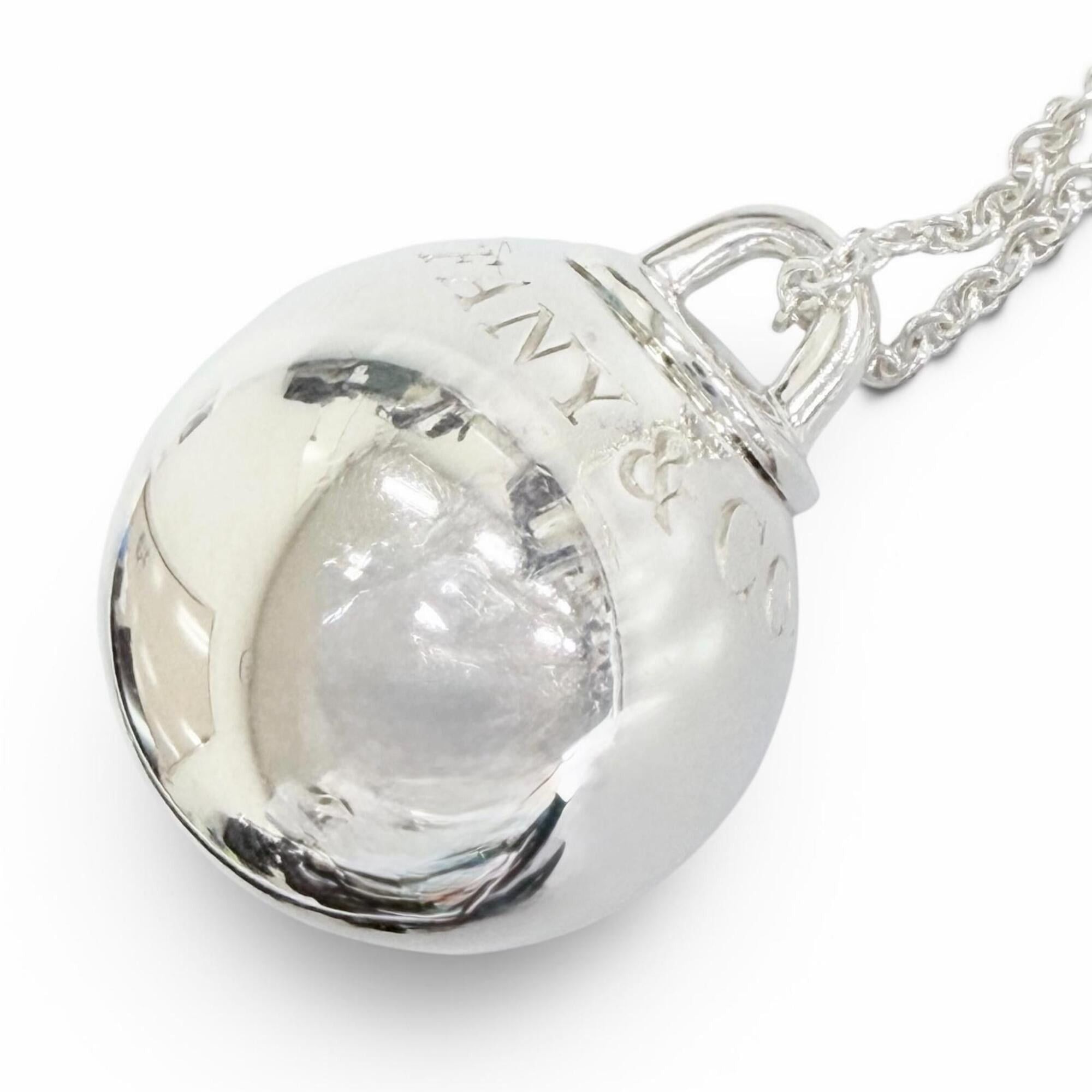 Tiffany & Co. TIFFANY&Co. Tiffany HardWear Ball Pendant Necklace, AG925, 19mm diameter, 14.8g weight, with box and dust bag, for women. Size ONE SIZE - 1 Thumbnail