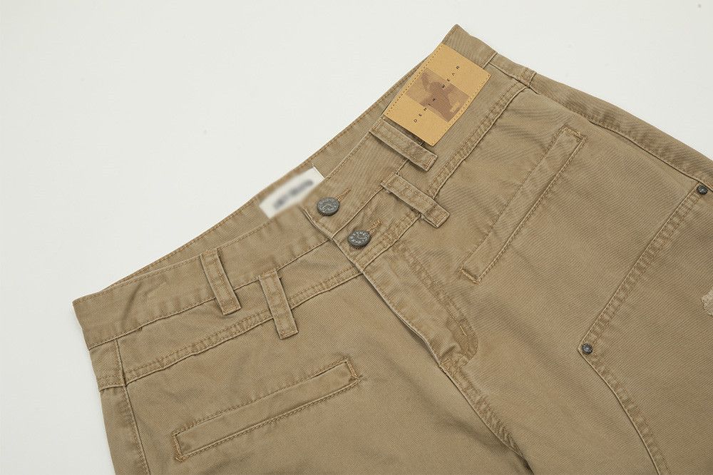 Japanese Brand × Jean Men's punk trend washed ripped loose straight waist jeans Size US 32 / EU 48 - 5 Thumbnail