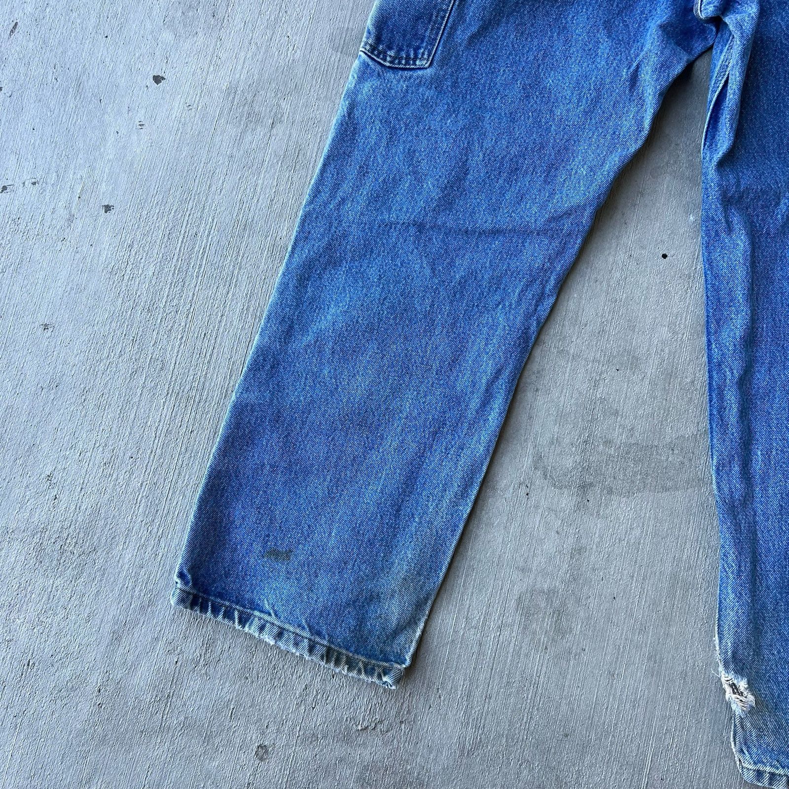 Carhartt × Vintage Carhartt denim blue jean double knee work carpenter pants Size US 30 / EU 46 - 10 Thumbnail