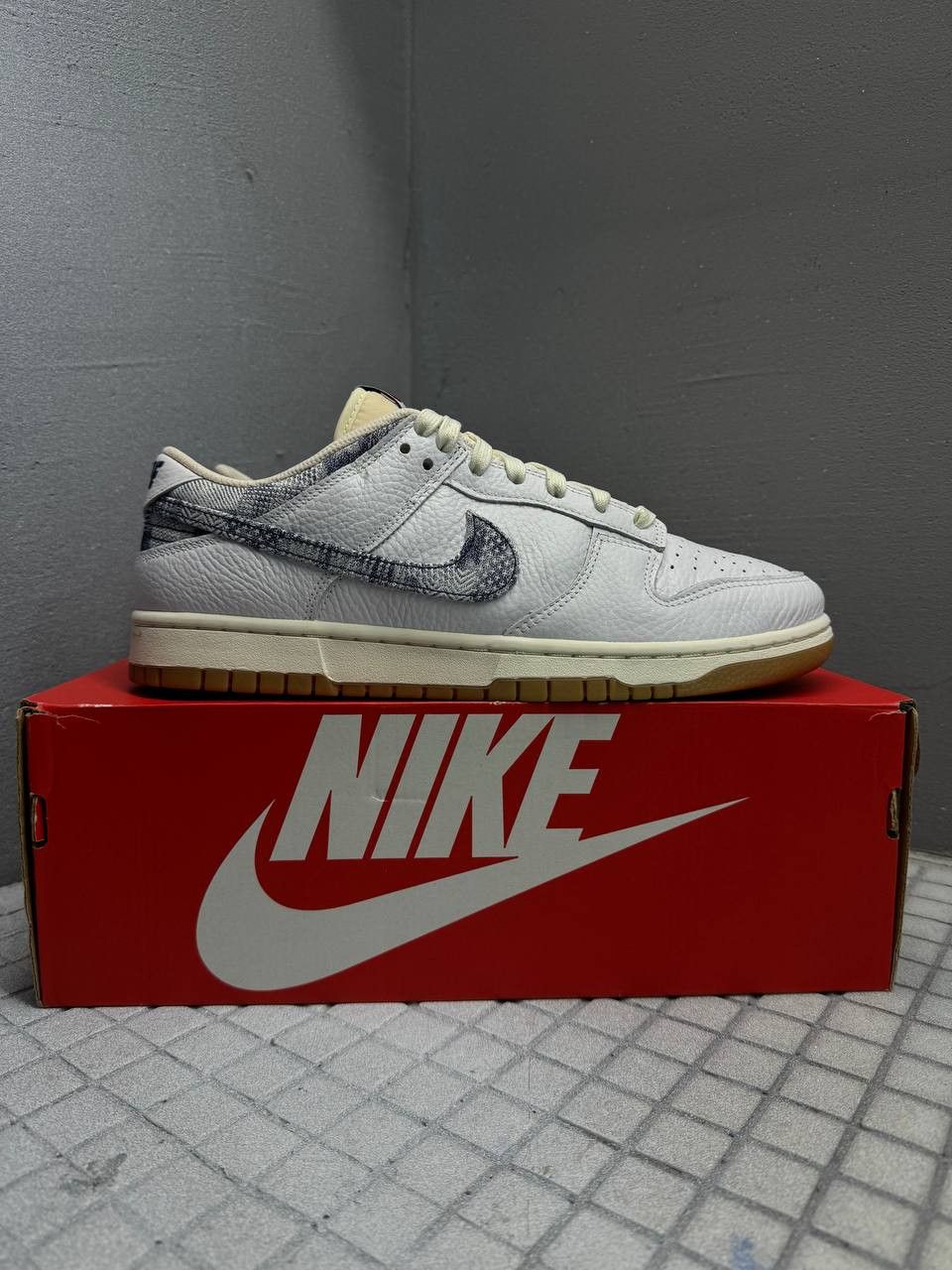 Nike Nike Dunk Low SE New Americana Pack Leather Size US 12 / EU 45 - 4 Thumbnail