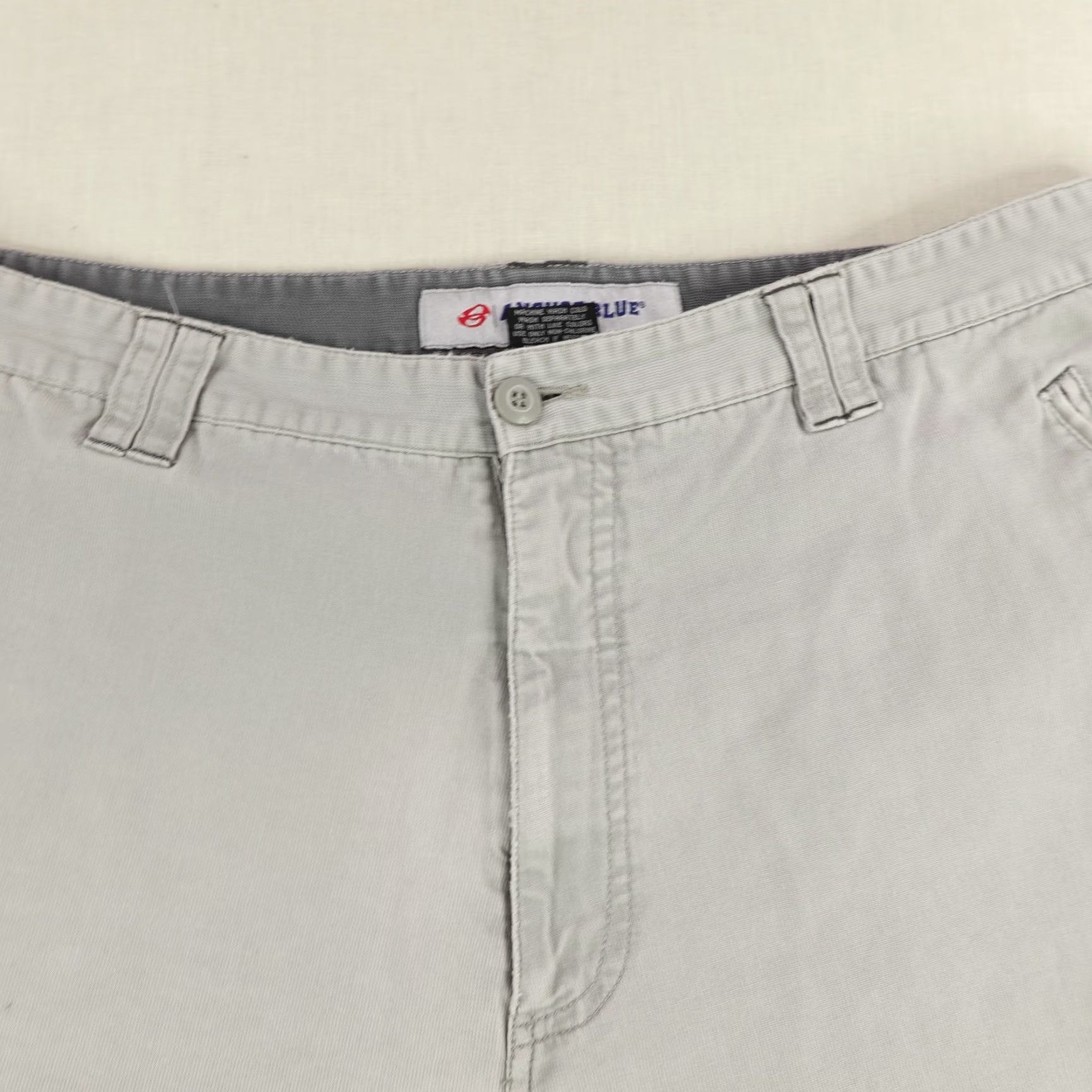 Anchor Blue VINTAGE Anchor Blue Shorts Mens 40 Gray Cargo Baggy Grunge Loose Y2K Grunge Casual Travel Workwear Cotton 13in Inseam Mens Size US 39 - 2 Thumbnail