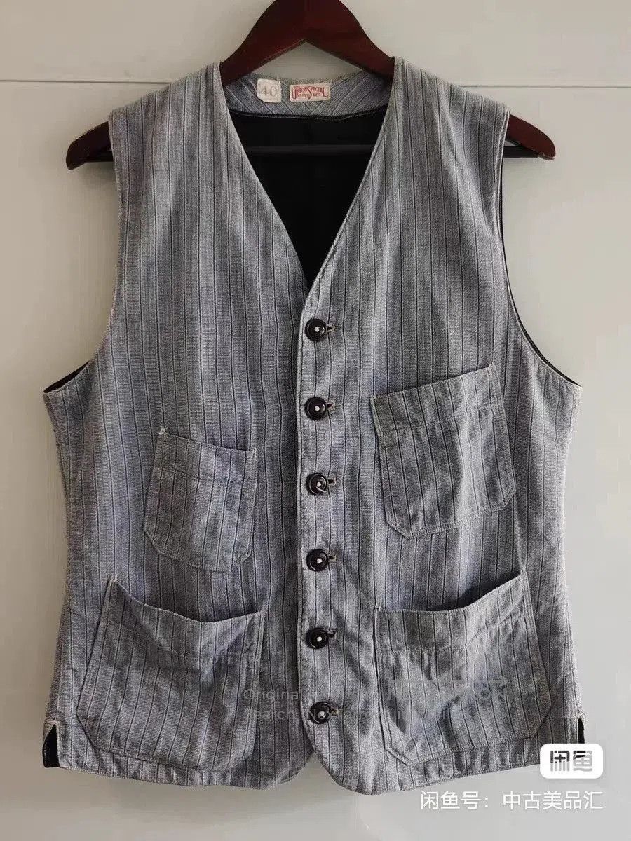 Freewheelers Vintage Freewheelers Striped Vest 2013 Edition. Size US XXL / EU 58 / 5 - 5 Thumbnail