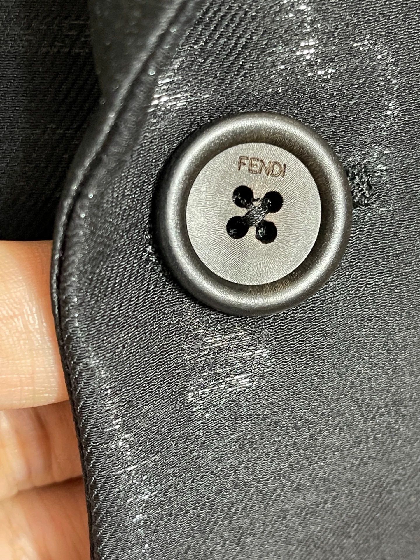 Fendi Men's Fendi Double F Silk Shawl Collar Slim Suit 48 Size US M / EU 48-50 / 2 - 4 Thumbnail