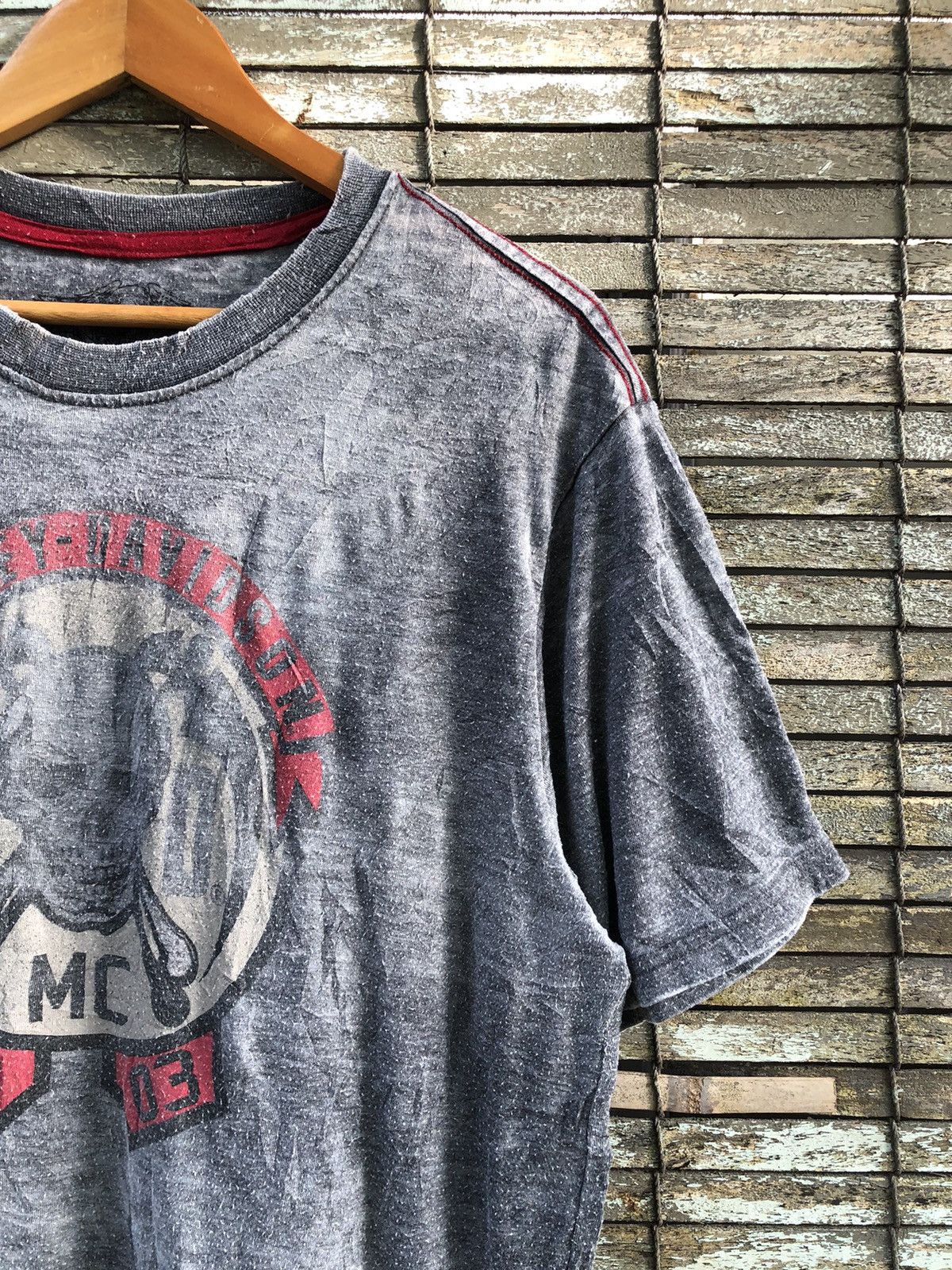 Harley Davidson × Vintage Vintage Harley Davidson Skull Mc 1903 Tshirt Size US XL / EU 56 / 4 - 5 Thumbnail