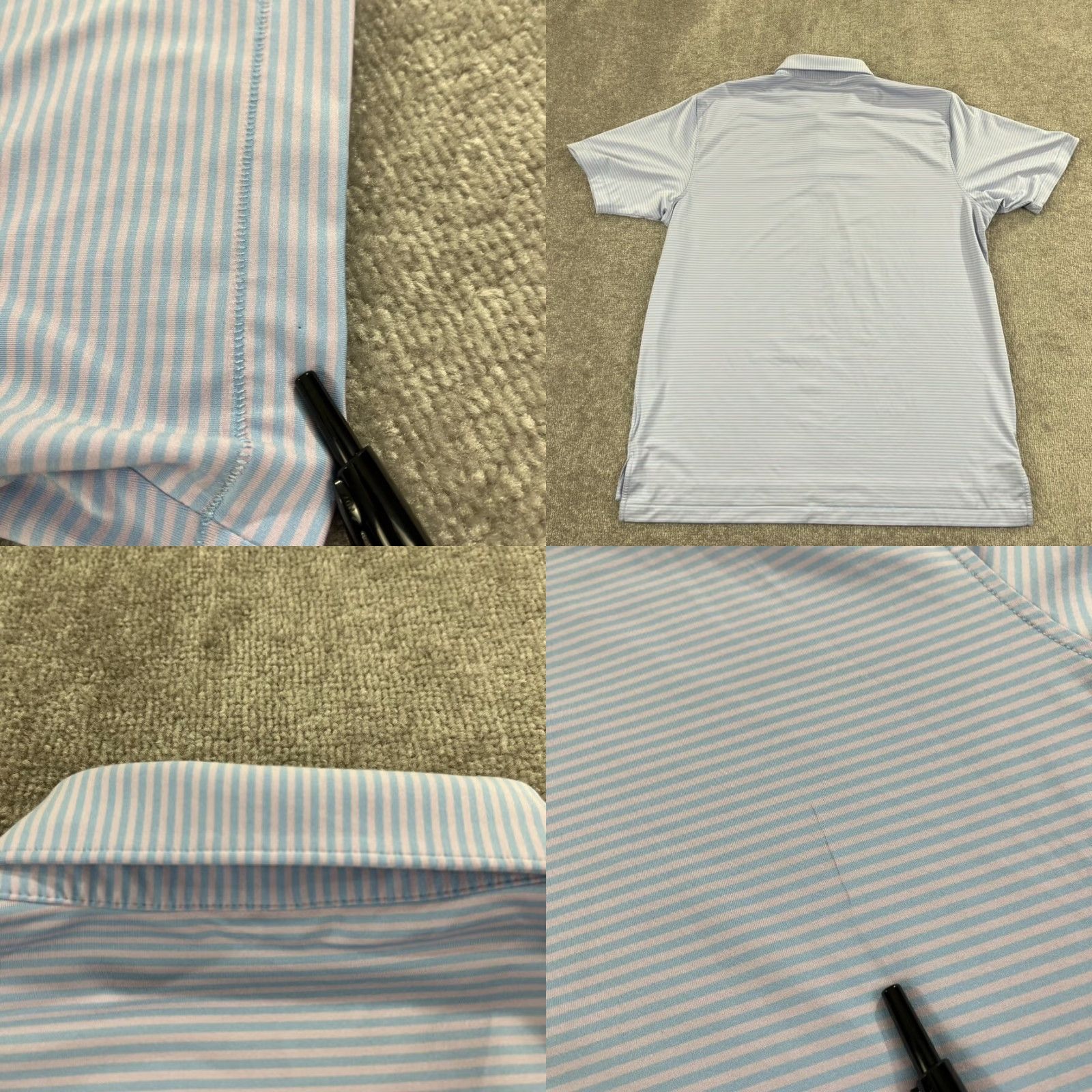 Peter Millar PETER MILLAR Polo Shirt Mens XL Multicolor Striped Summer Comfort Golf Casual Activewear Sports Logo Shirt Size US XL / EU 56 / 4 - 8 Thumbnail