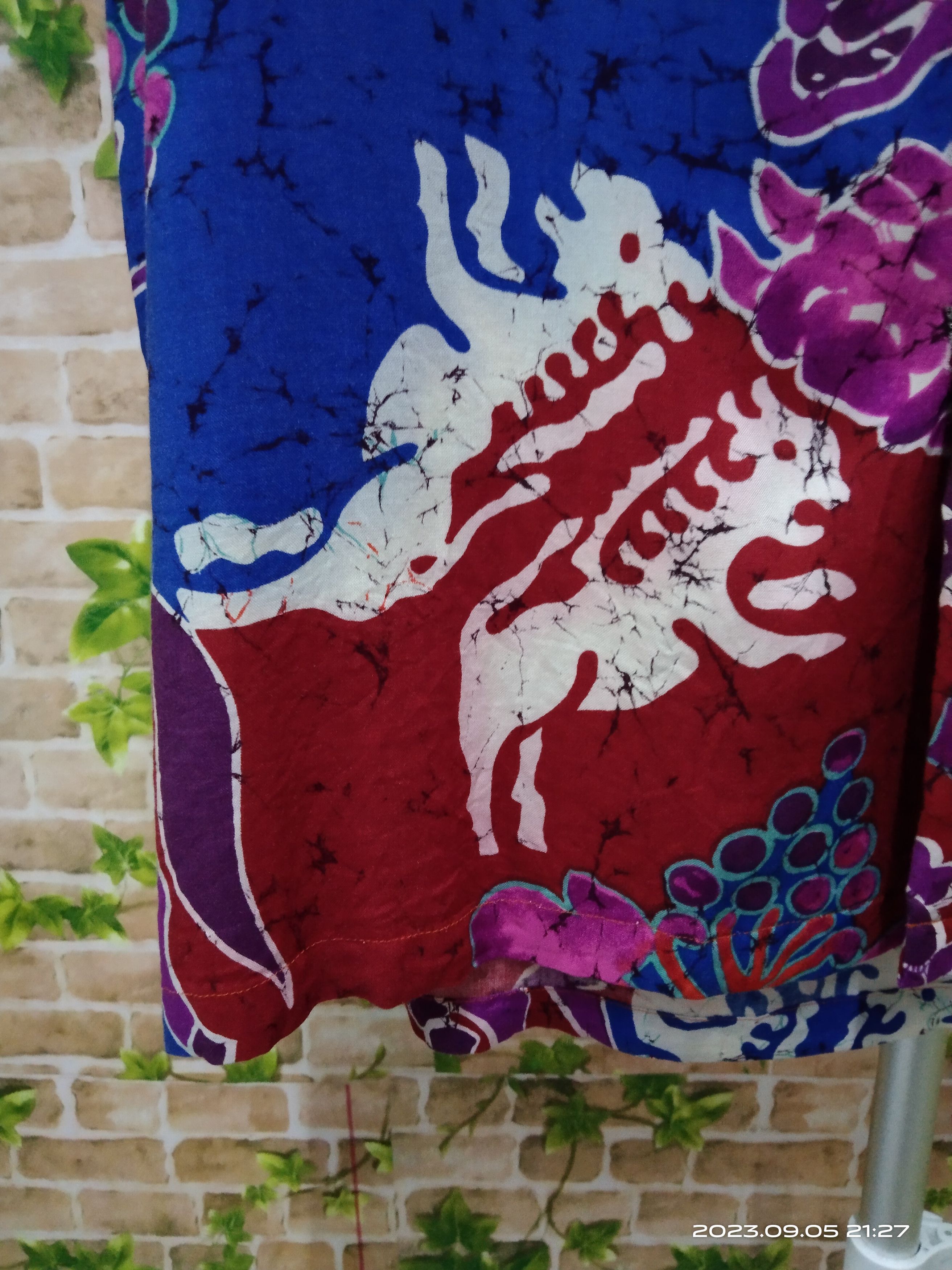 Japanese Brand RAYON TROPICAL TIGER BONES X HORSE MOTIF Size US M / EU 48-50 / 2 - 5 Thumbnail
