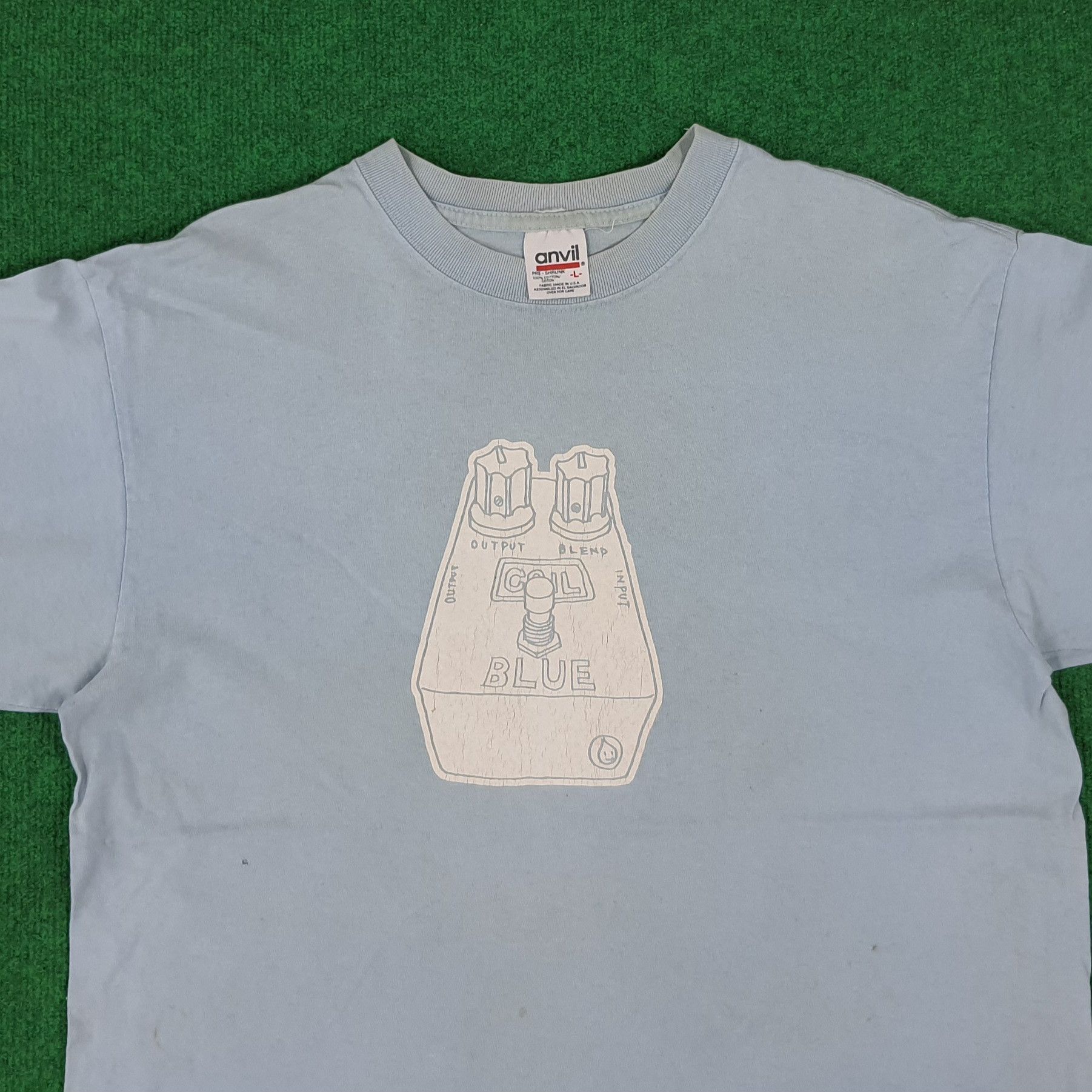 Vintage Vintage Coil Blue Streetwear Tshirt Size US L / EU 52-54 / 3 - 2 Thumbnail