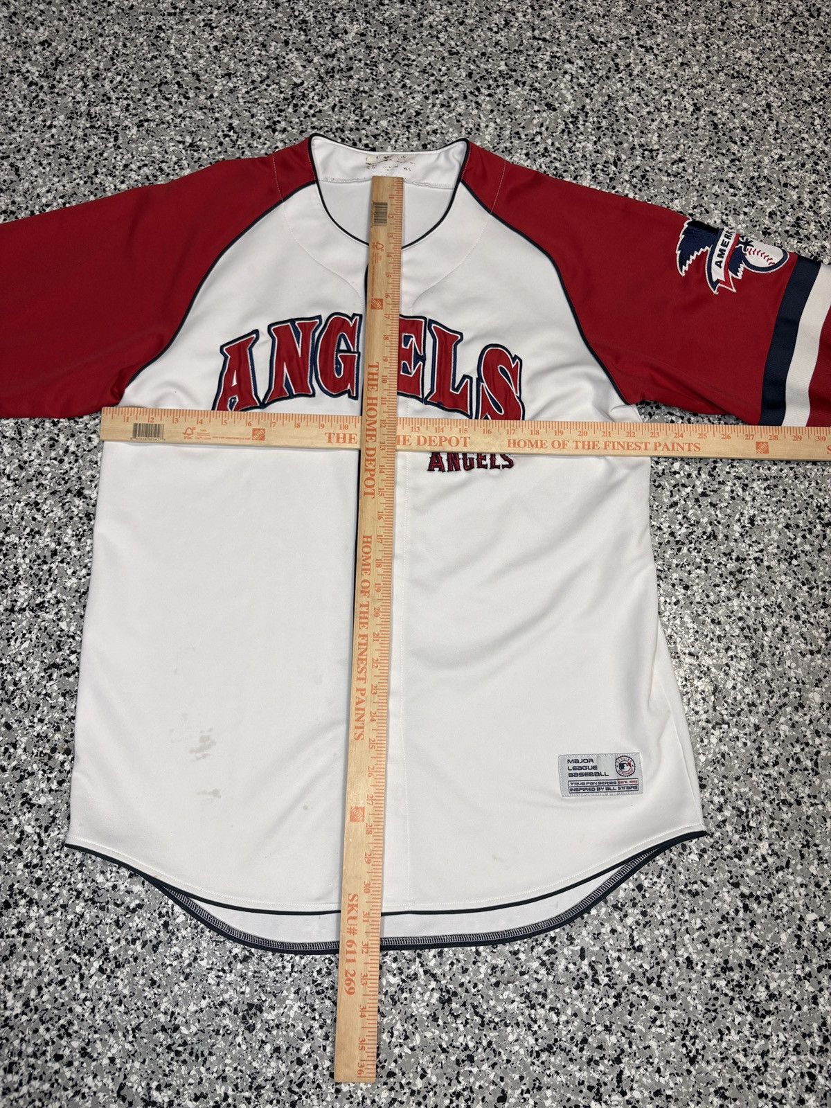 MLB Vintage 2000s TruFan Anaheim Angels Jersey Size XL 0347 Size US M / EU 48-50 / 2 - 6 Thumbnail