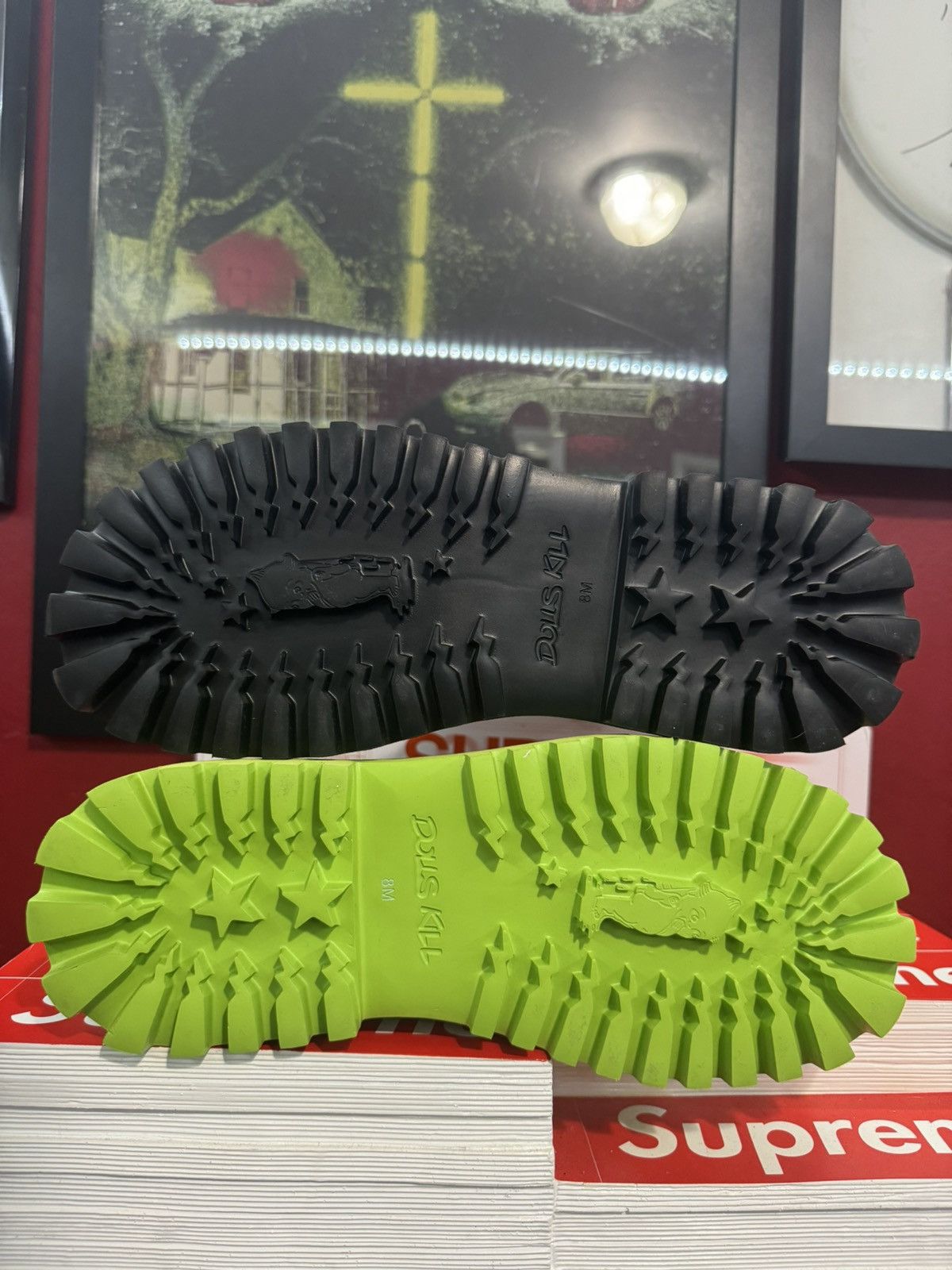 Marilyn Manson Unreleased Dolls Kill X Marilyn Manson combat boots 8m Size US 8 / EU 41 - 8 Thumbnail