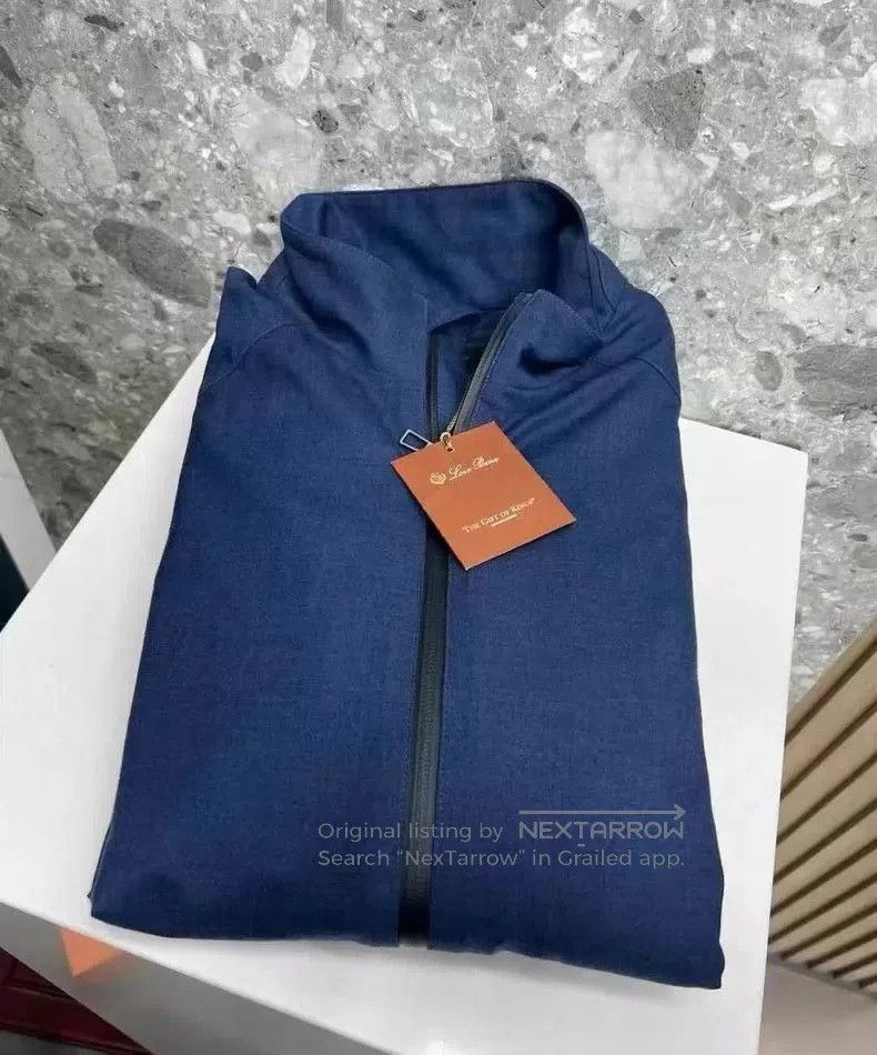 Loro Piana Loro Piana 12 Micron Wool Bomber Jacket. Size US XXL / EU 58 / 5 - 1 Thumbnail
