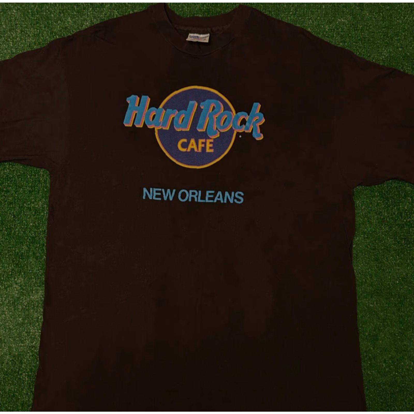 Hard Rock Cafe VINTAGE Hard Rock Cafe Shirt Mens L New Orleans 90s USA Black Short Sleeve Rock Pop Culture 1990s Size US L / EU 52-54 / 3 - 3 Thumbnail