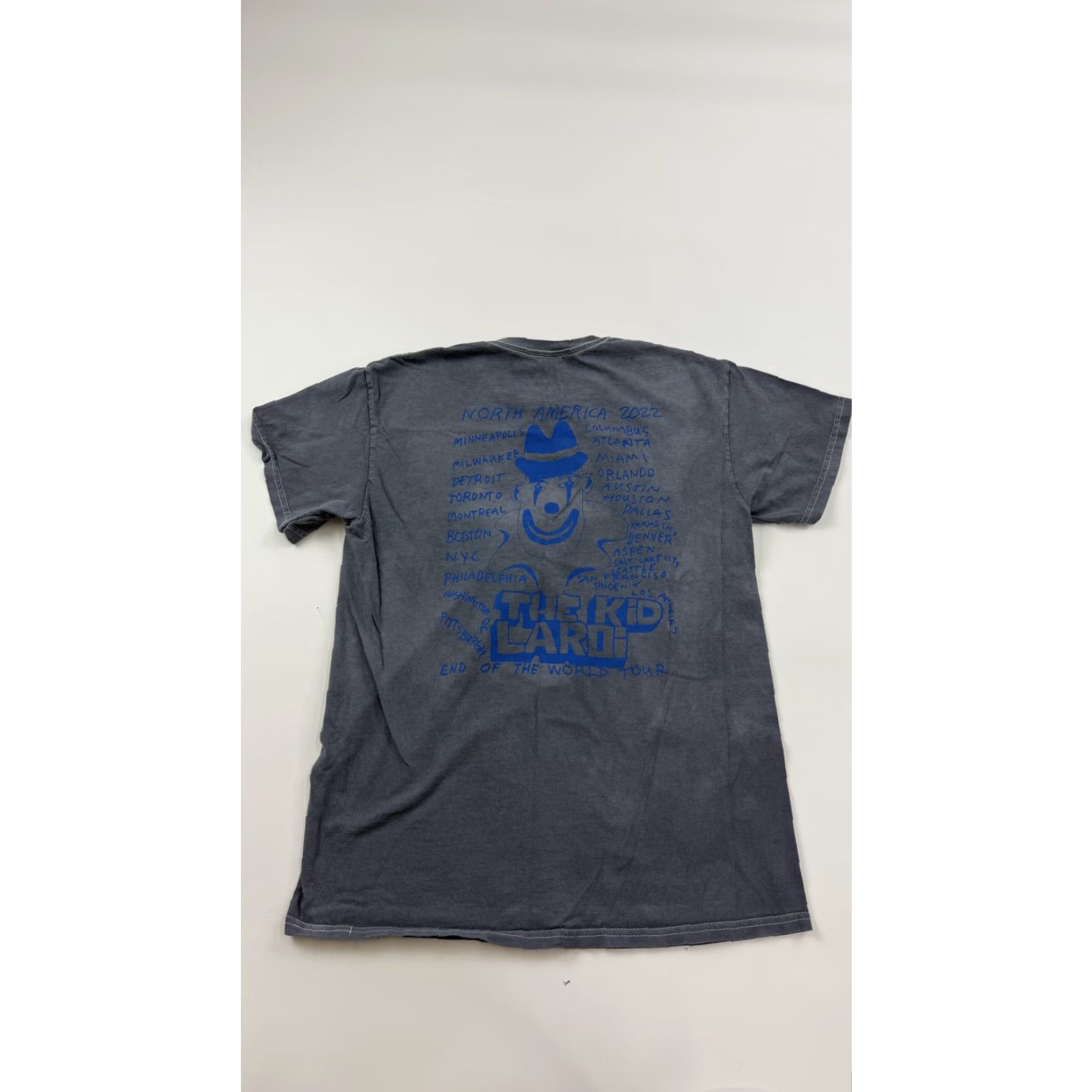 Vintage The Kid Laroi Shirt Mens Large Gray End of the World Tour 2022 Graphic Tee Music Size US L / EU 52-54 / 3 - 3 Thumbnail