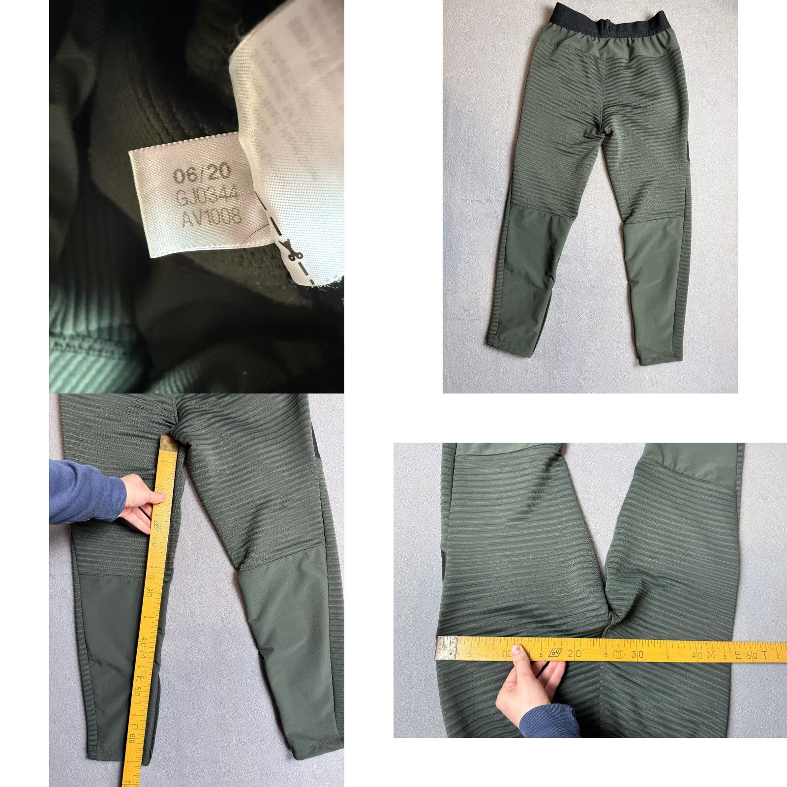 Adidas adidas Pants Mens S Khaki Green COLD.RDY Joggers Training Gym Running Trousers Size US 29 - 8 Thumbnail