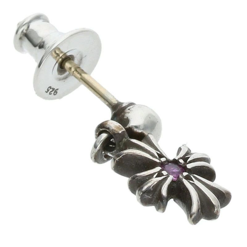 Chrome Hearts Chrome Hearts Purple Sapphire Plus Earring Size ONE SIZE - 2 Thumbnail