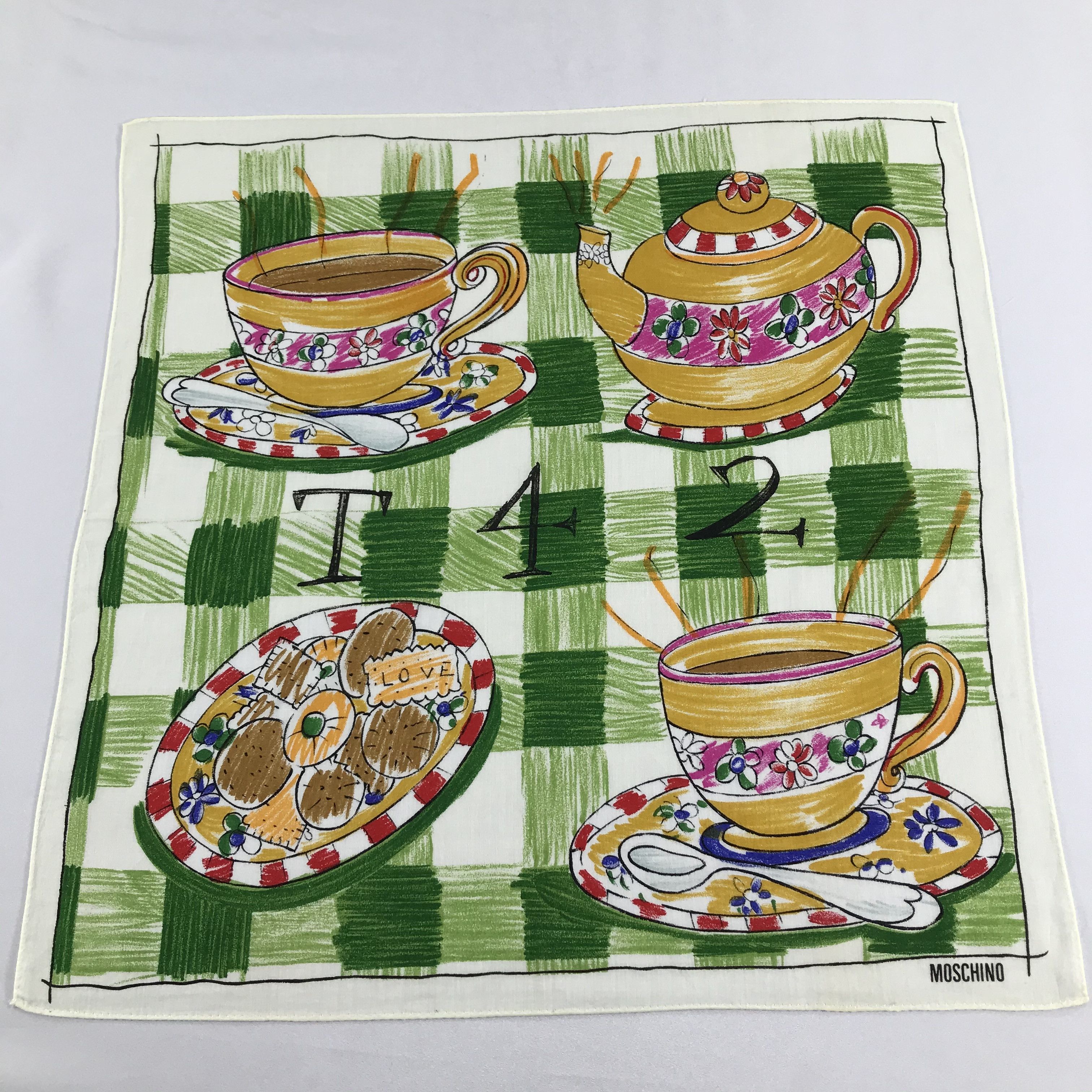 Moschino Moschino Handkerchief Neckerchief Bandana H1212 Size ONE SIZE - 2 Thumbnail