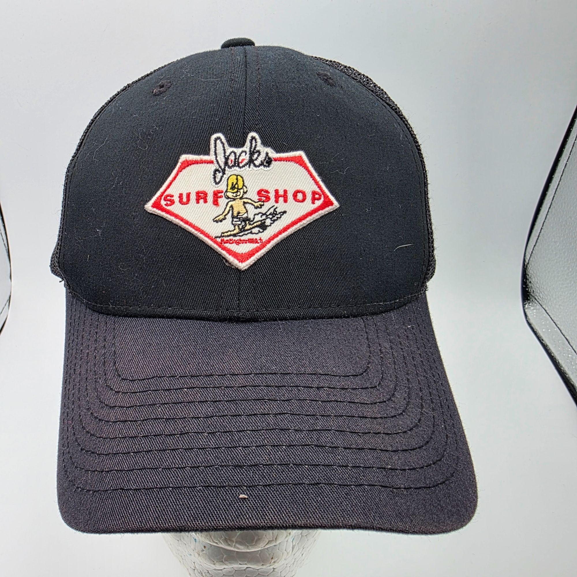 Other Jacks Surf Shop Black Mesh Trucker Hat Adjustable Snapback C Size ONE SIZE - 1 Thumbnail