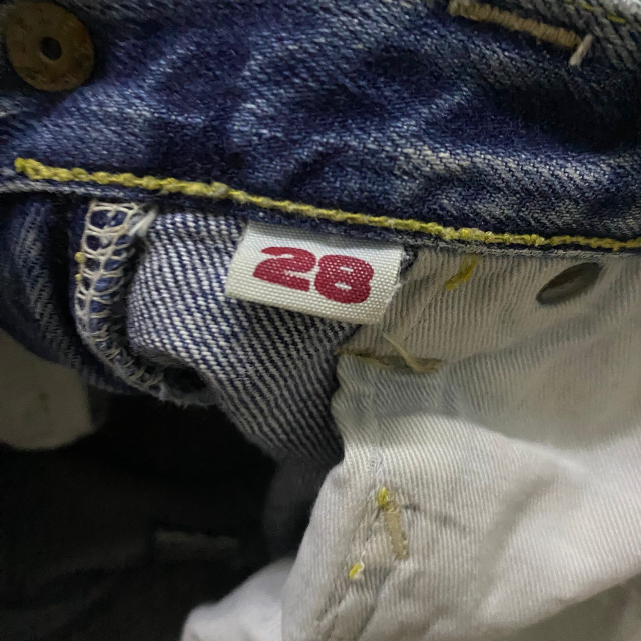 Le Grande Bleu (L.G.B.) 💥Best Offer💥Vintage Blue Blue Japan FlareDistressed Denim Size US 31 - 17 Thumbnail