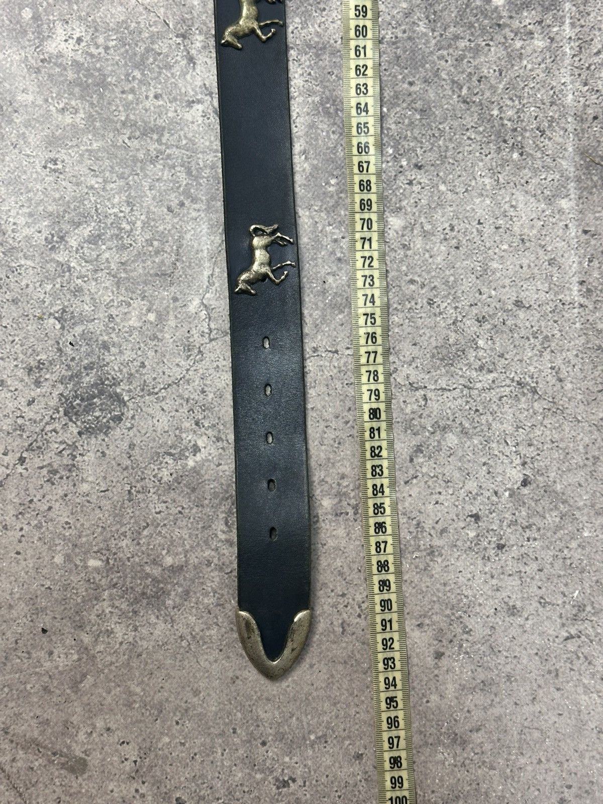 B.B. Simon Vintage 90s Leather Belt Ifsixwasnine Hysteric Glamour Style Size ONE SIZE - 9 Thumbnail