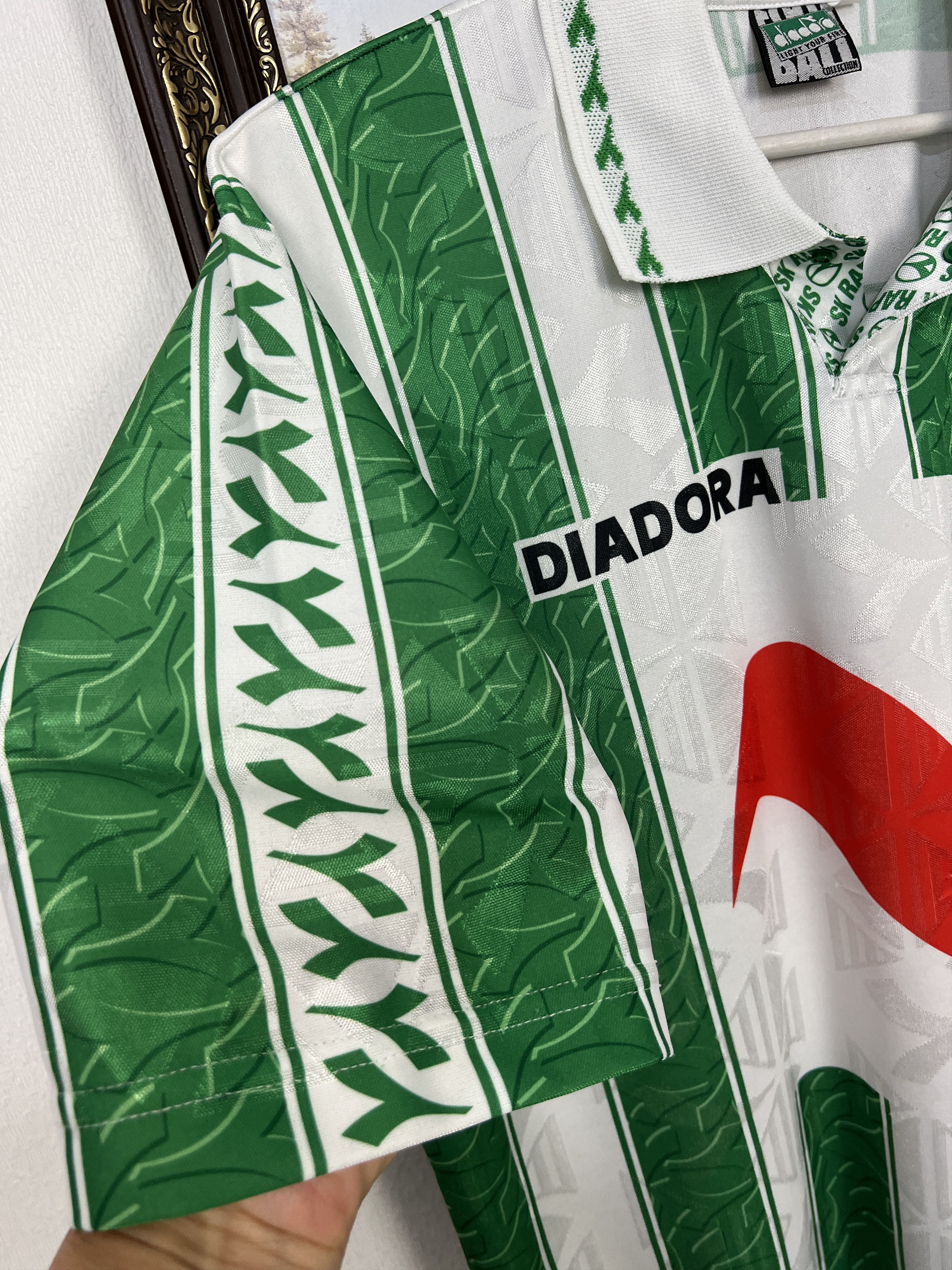 Diadora SK Rapid Wien Home football shirt 1996 Soccer Diadora Jersey Size US L / EU 52-54 / 3 - 4 Thumbnail