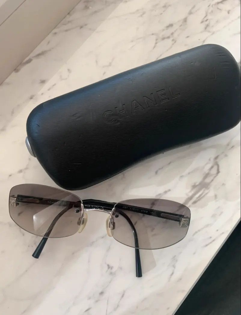 Chanel × Vintage CHANEL SUNGLASSES 4067 LOGO ICONIC 4017