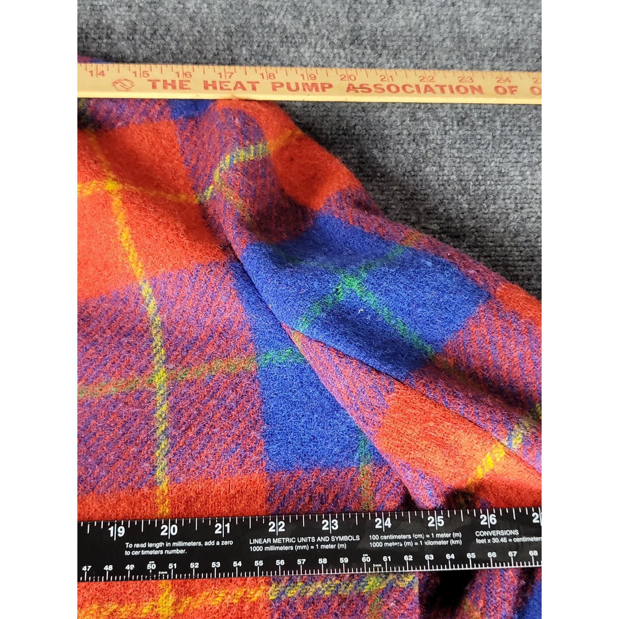 Vintage Vintage Diane Dickinson Plaid Wool Jacket Women Sz 12 Red Bl Size XL / US 12-14 / IT 48-50 - 6 Thumbnail