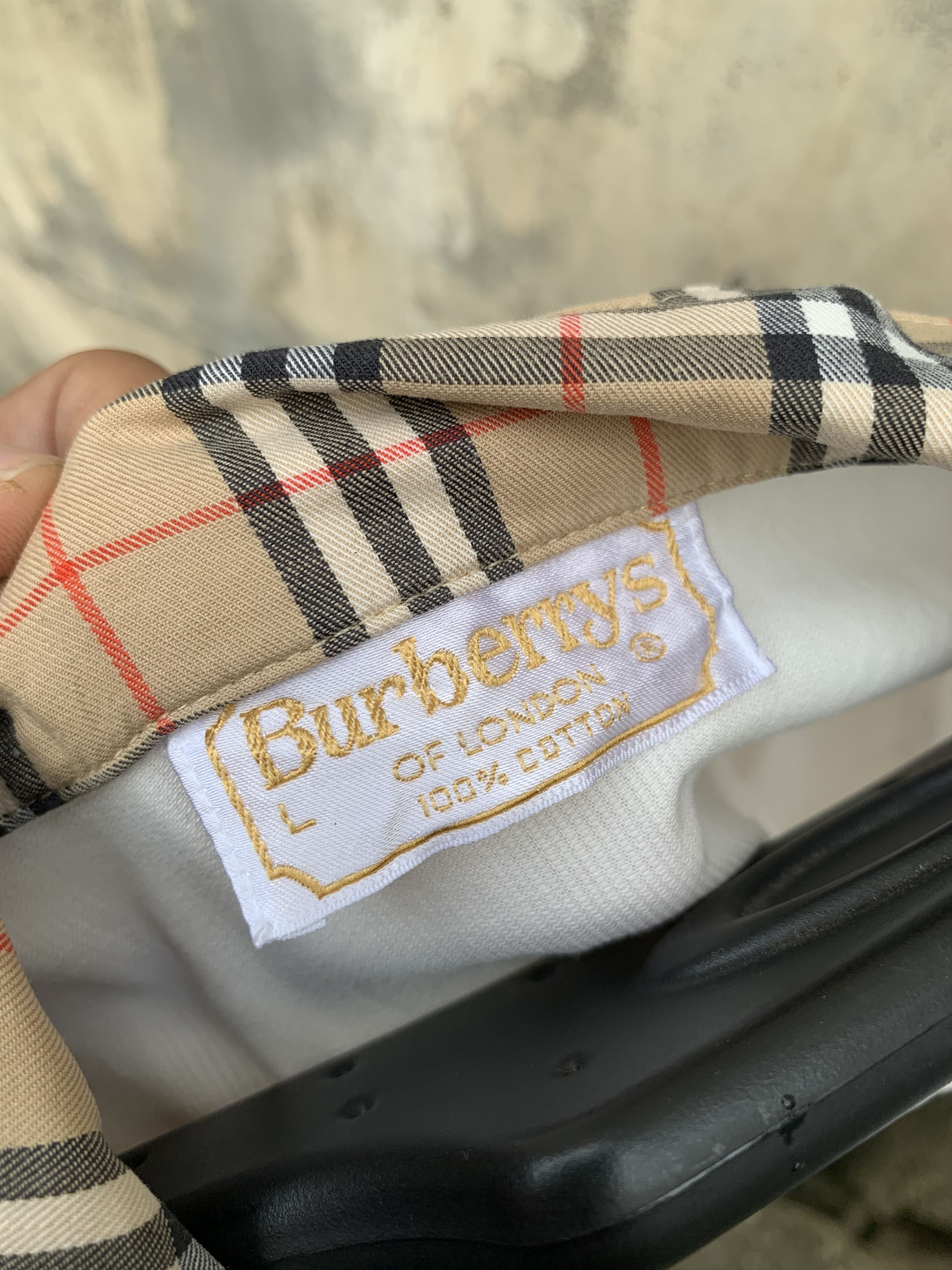 Burberry Vintage Burberrys of London Shirt Size L / US 10 / IT 46 - 7 Thumbnail