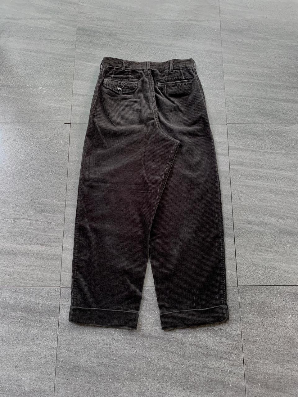 Comme des Garcons Homme FREE TAX! 90s Faded Baggy Corduroy Trousers Size US 29 - 6 Thumbnail