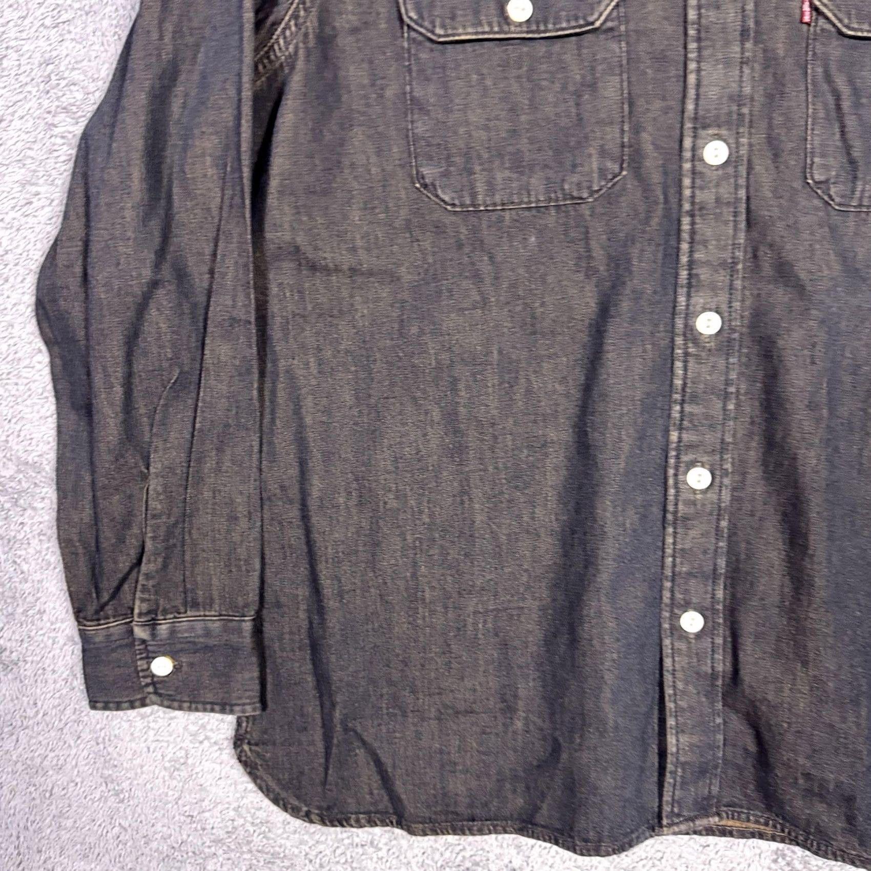 Levi's Levi's Denim Shirt Mens L Workwear Long Sleeve Classic Relaxed Fit Worker Indigo Size US L / EU 52-54 / 3 - 3 Thumbnail