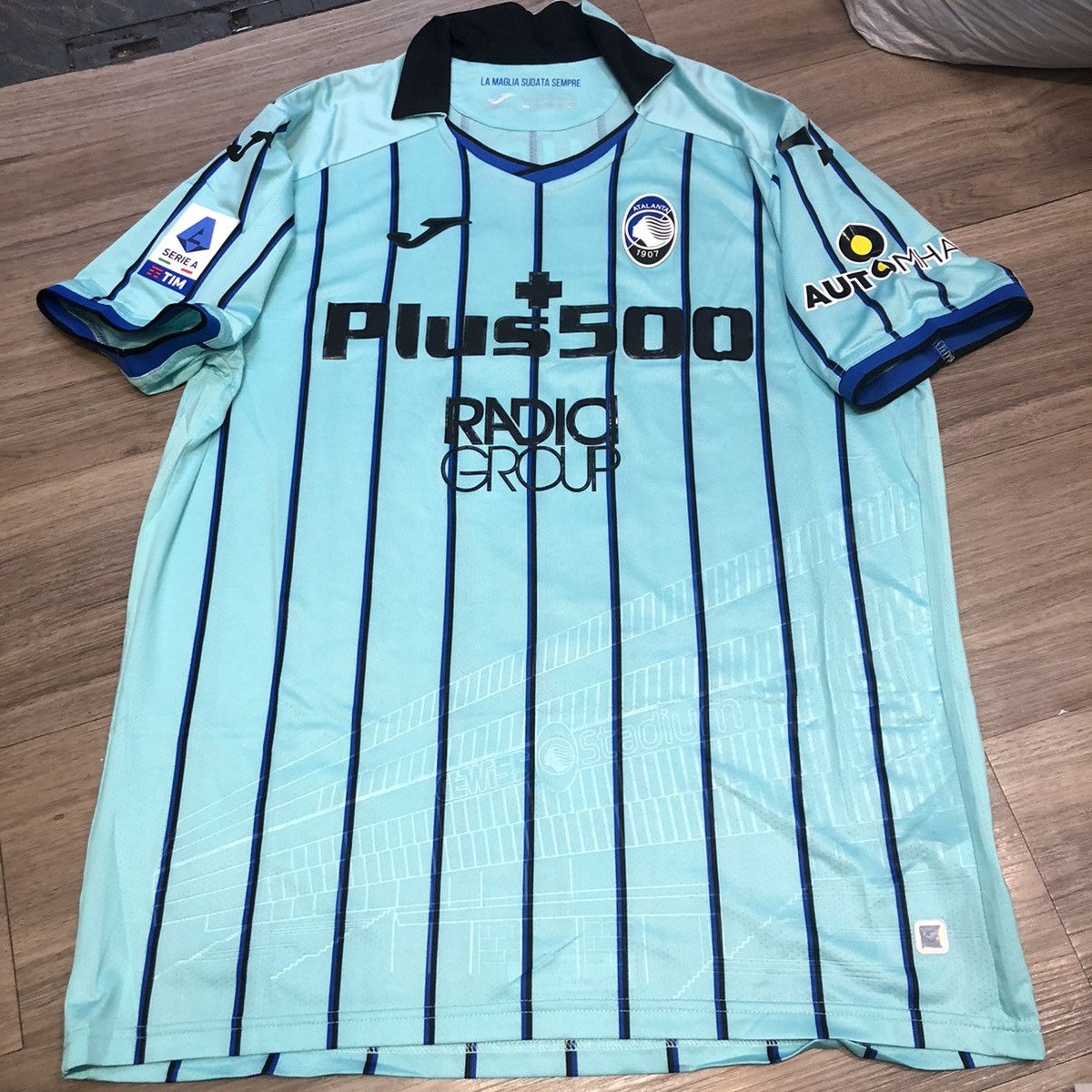 Joma RARE Atalanta 22/23 Match issued/worn away shirt #5 okoli Size US XL / EU 56 / 4 - 1 Thumbnail