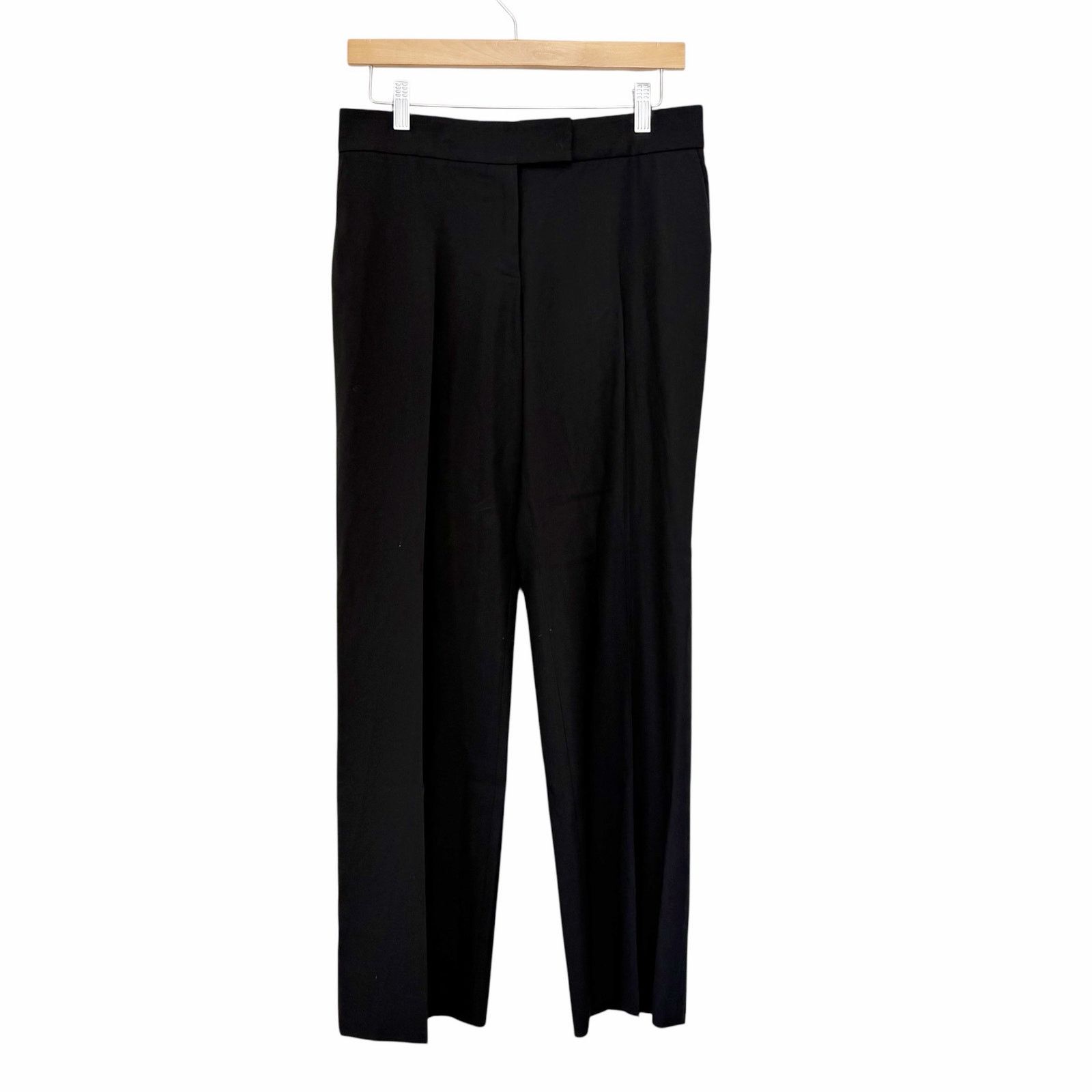 Stella McCartney Black 100% Lambswool Dress Pants Sz 40