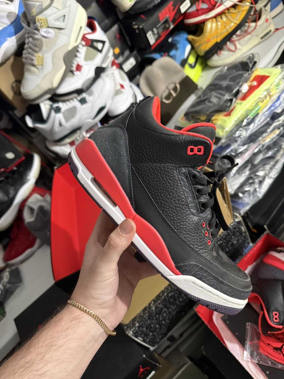 Jordan Brand Jordan retro 3 crimson sz 10 Size US 10 / EU 43 - 1 Thumbnail