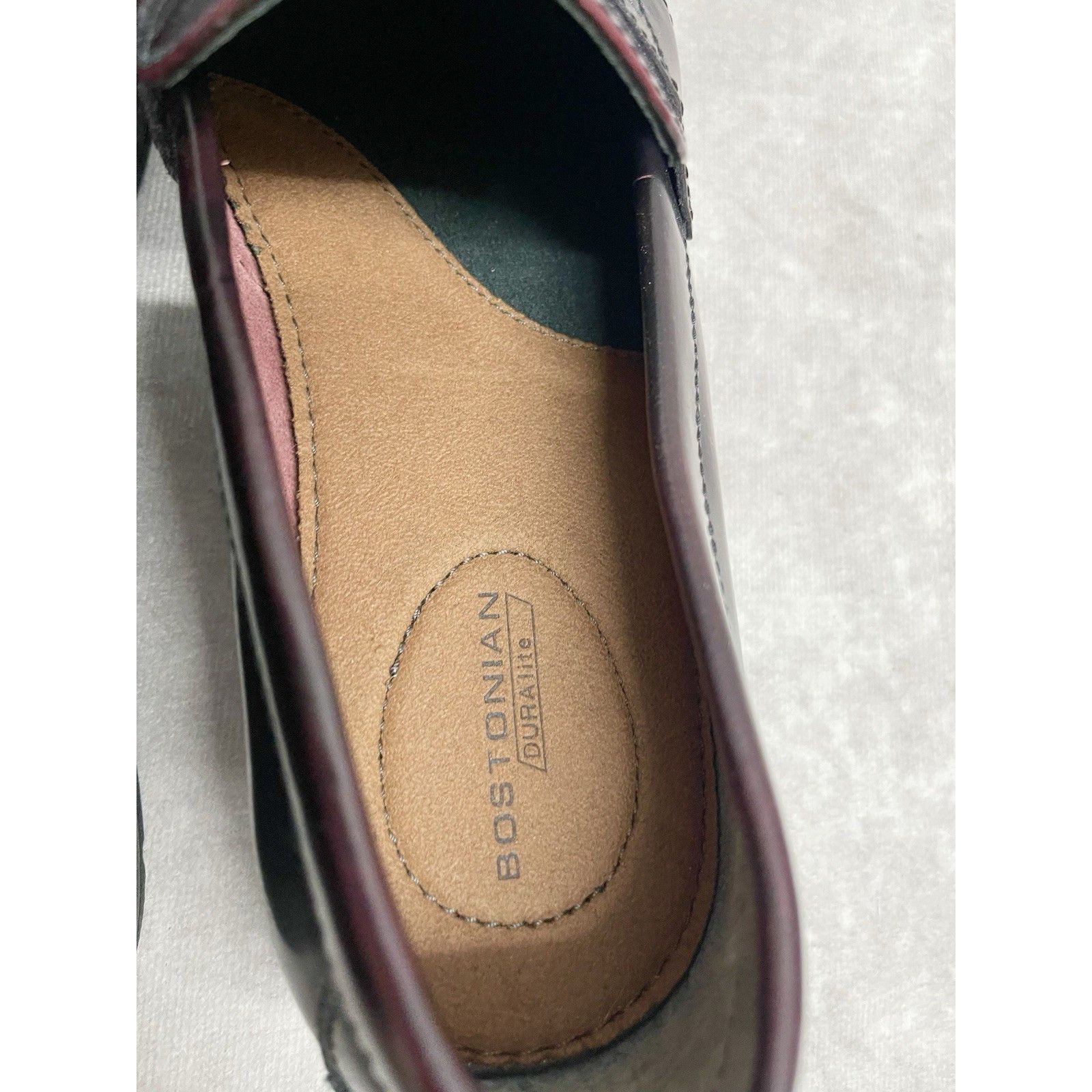 Bostonian New Bostonian Duralite Penny Loafers Mens 8M Burgundy Dress Size US 8 / EU 41 - 6 Thumbnail
