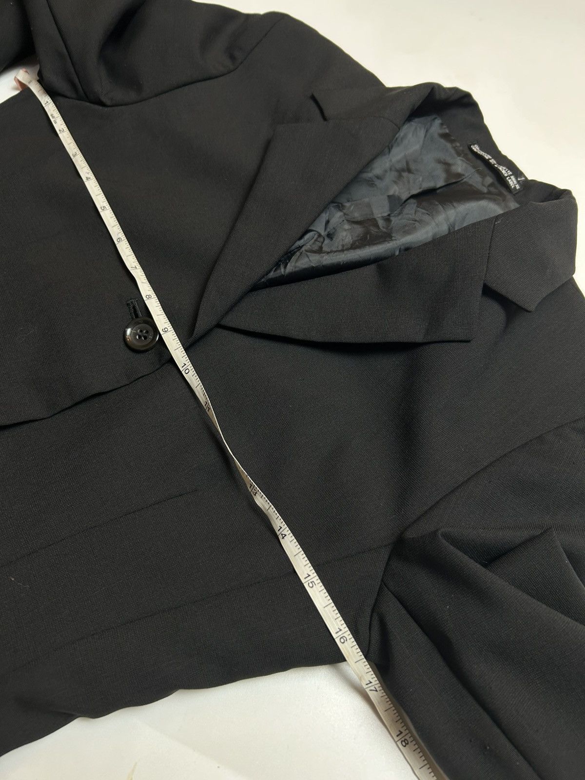 Designer × Japanese Brand × Yohji Yamamoto INED YOHJI YAMAMOTO SINGLE BREAST BLAZER Size XS / US 0-2 / IT 36-38 - 5 Thumbnail