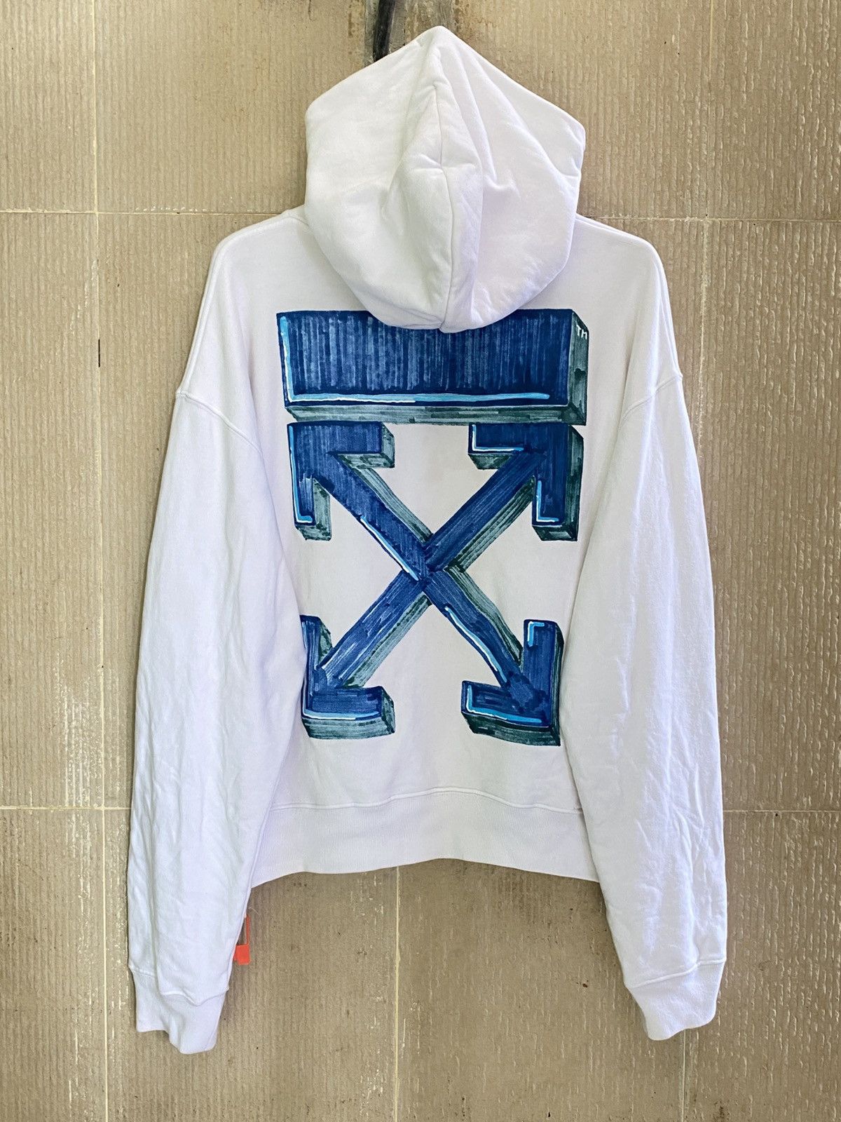 Off-White Off-White 20AW Maker Arrows Oversize Pullover Hoodie Size US L / EU 52-54 / 3 - 2 Thumbnail