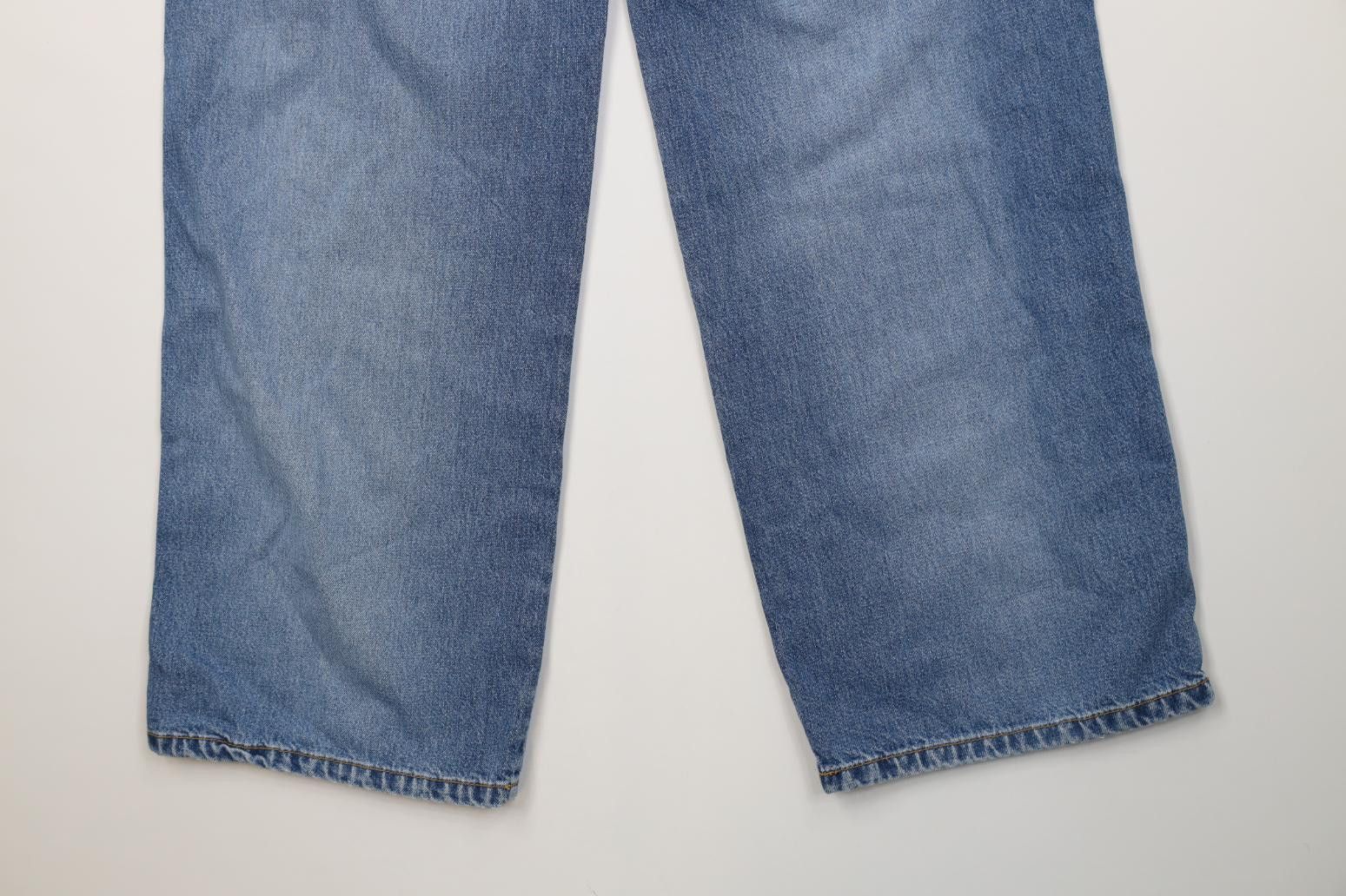 Polo Ralph Lauren Vintage 90s Ralph Lauren Spell Out Wide Leg Denim Jeans Blue Size US 32 / EU 48 - 14 Thumbnail