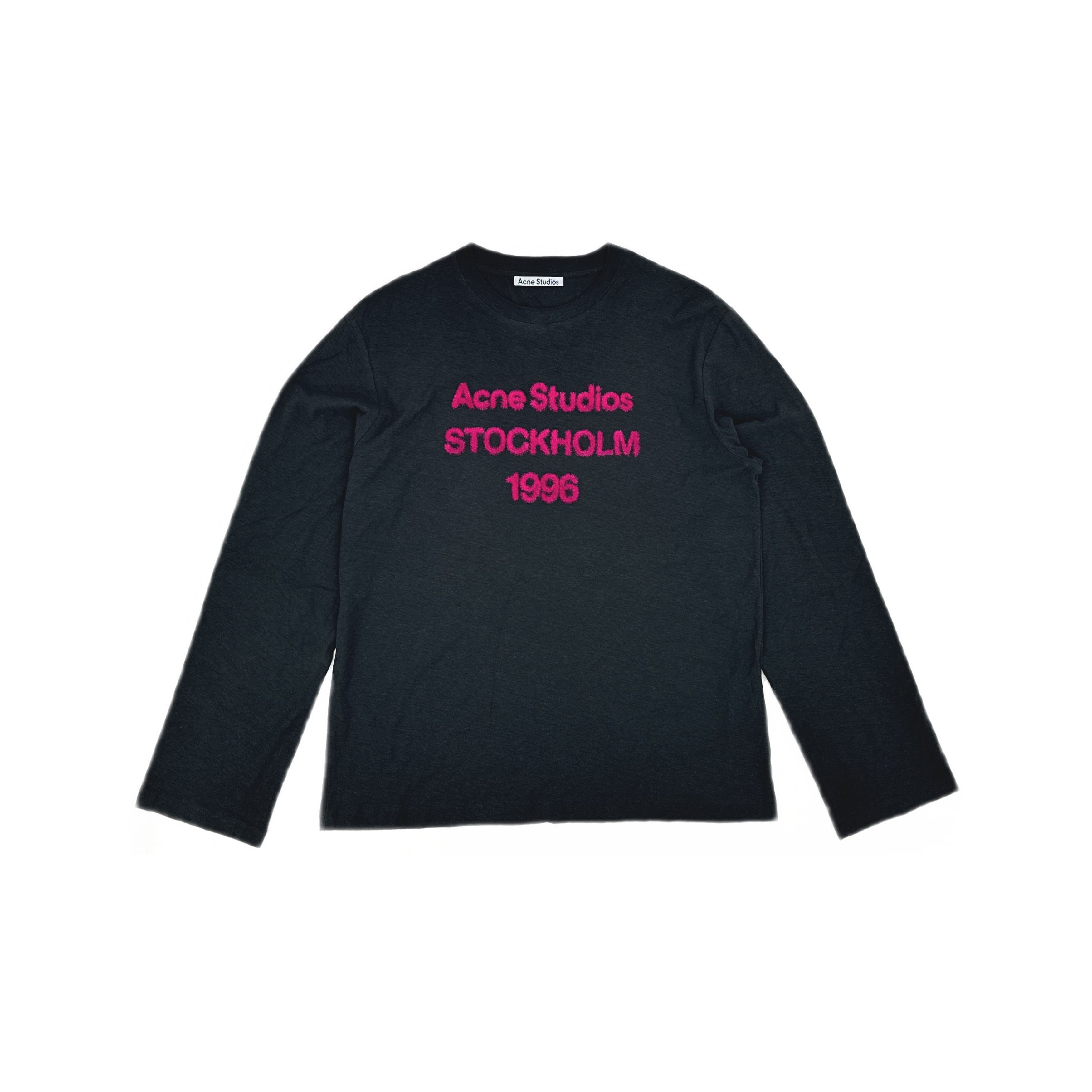 Acne Studios Acne Studios Logo Embroidery Long Sleeve T-Shirt Size M Size US M / EU 48-50 / 2 - 1 Thumbnail