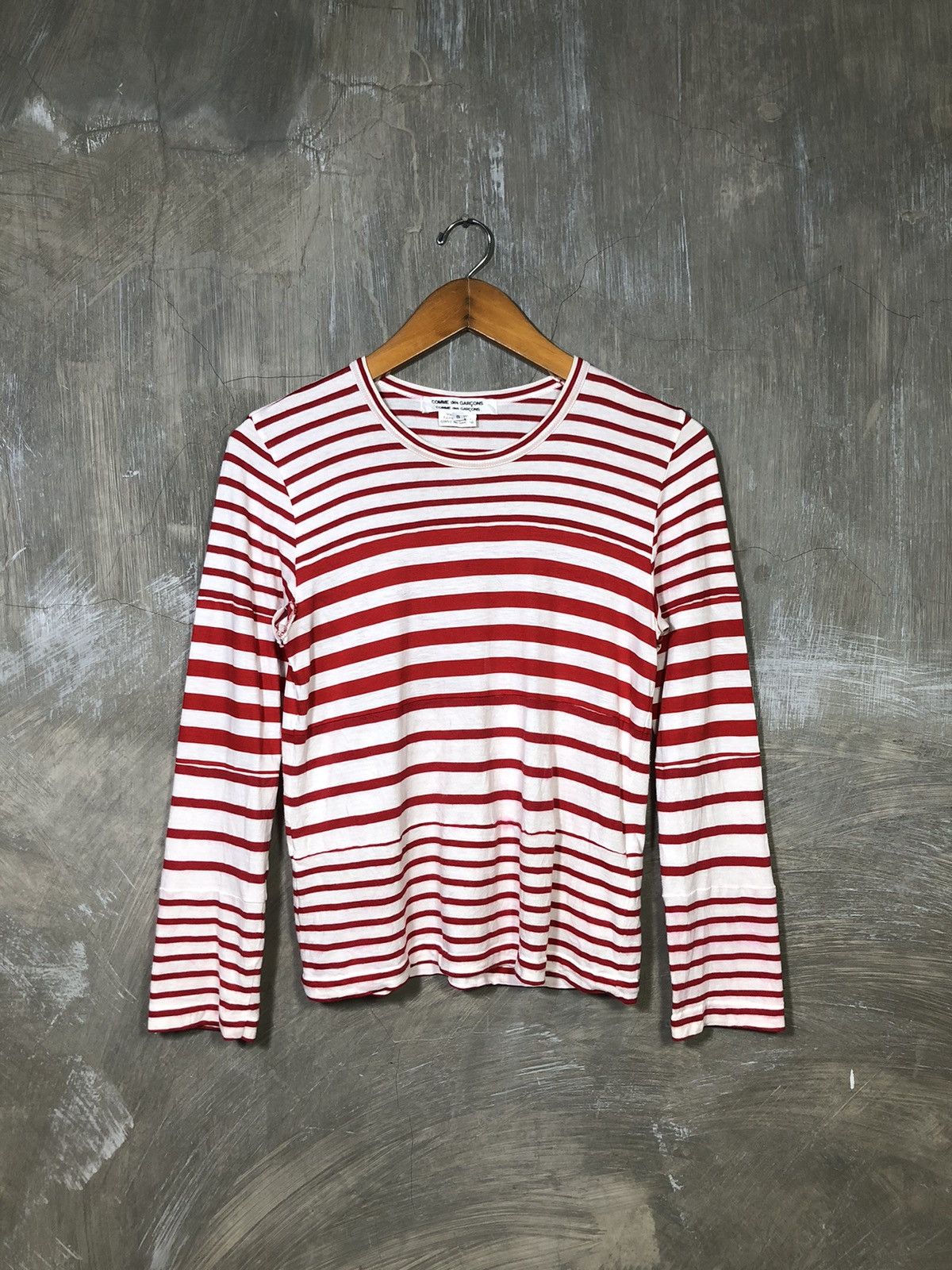 Comme des Garcons Comme Des Garcons CDG Women Longslevee Stripe Size S / US 4 / IT 40 - 1 Thumbnail