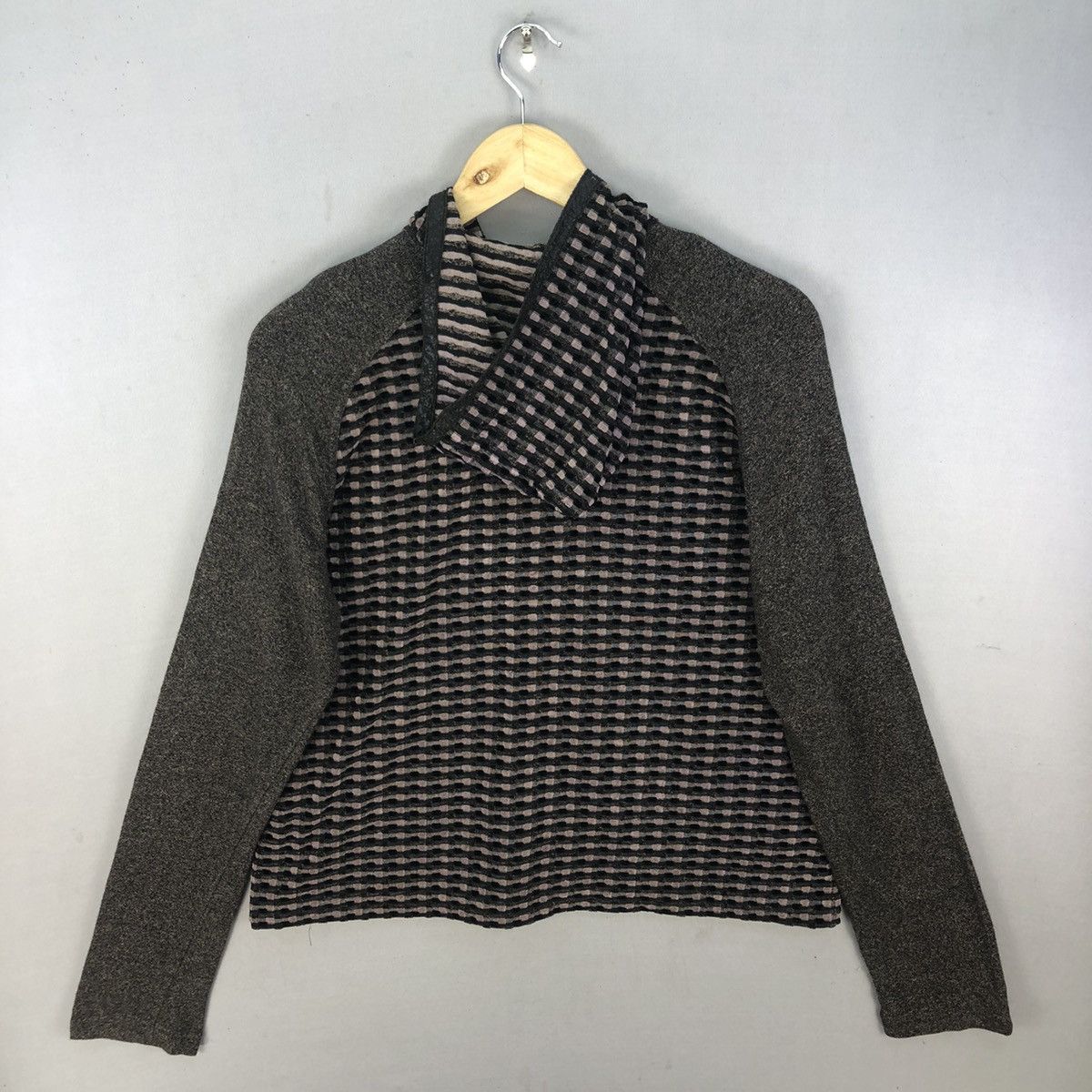 Hiroko Koshino Homme Vintage 1990s Hiroko Koshino Japan Unique Hooded Jacket Size S / US 4 / IT 40 - 5 Thumbnail