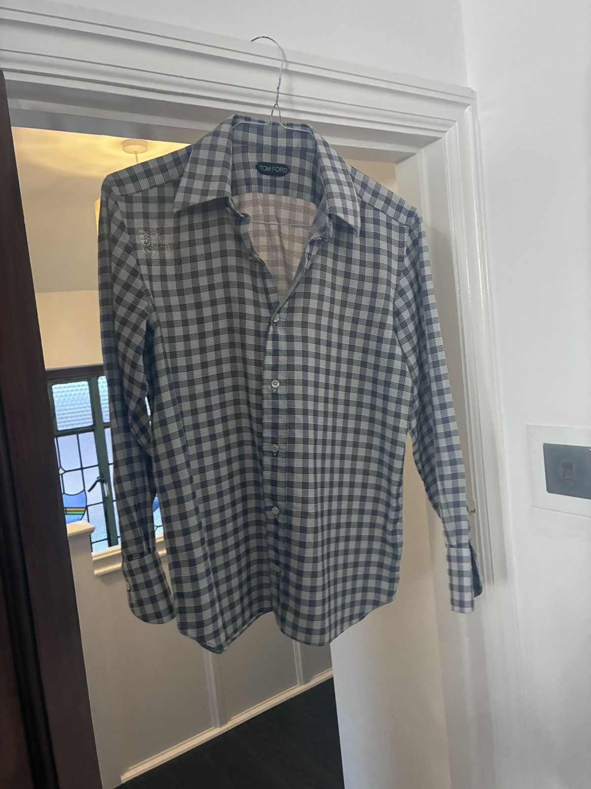 Grailed Tom ford grey check cotton shirt size 39 15.5 Size US M / EU 48-50 / 2 - 1 Thumbnail