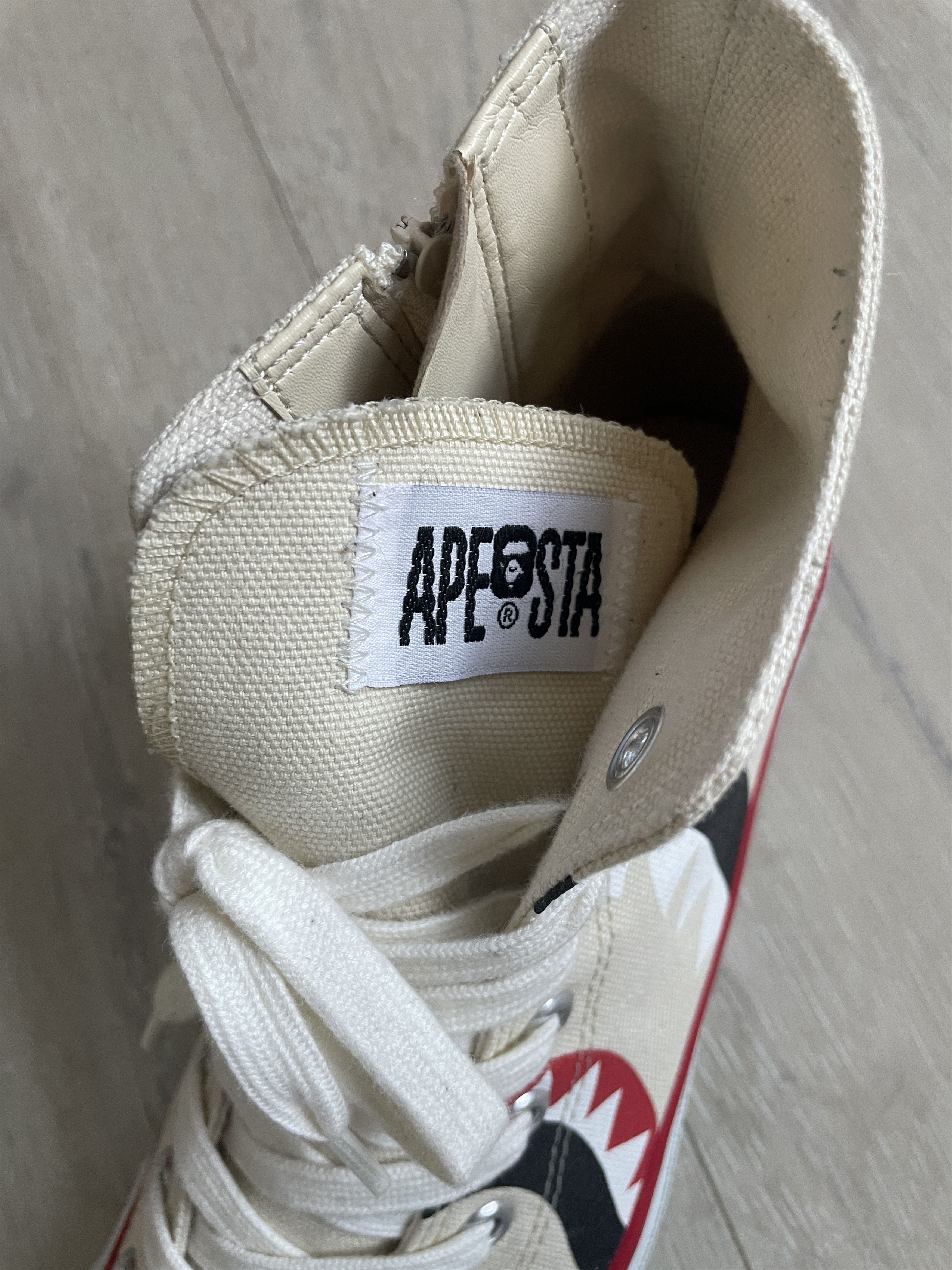 Bape Bape 2008 shark print Ape Sta sneakers Size US 9 / EU 42 - 7 Thumbnail