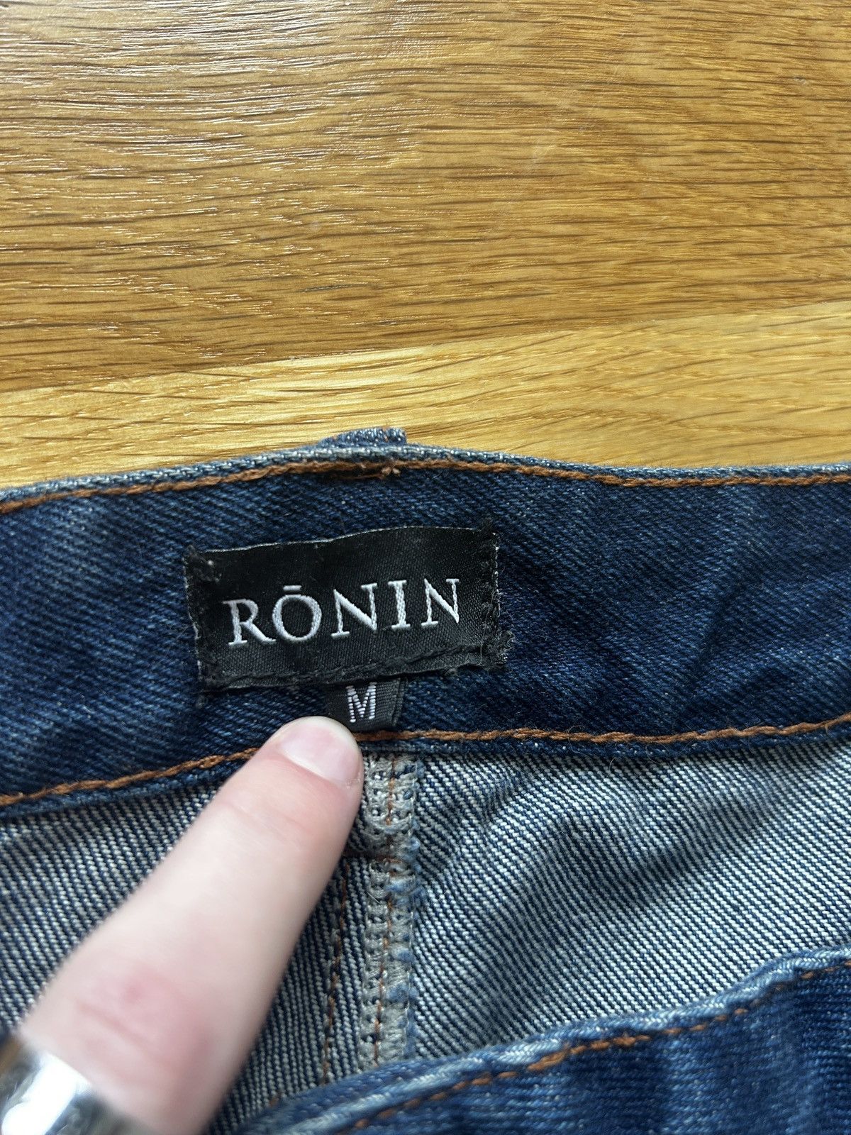 Ronin Division Ronin Division flower embroidery baggy denim F/W23 Size US 32 / EU 48 - 8 Thumbnail